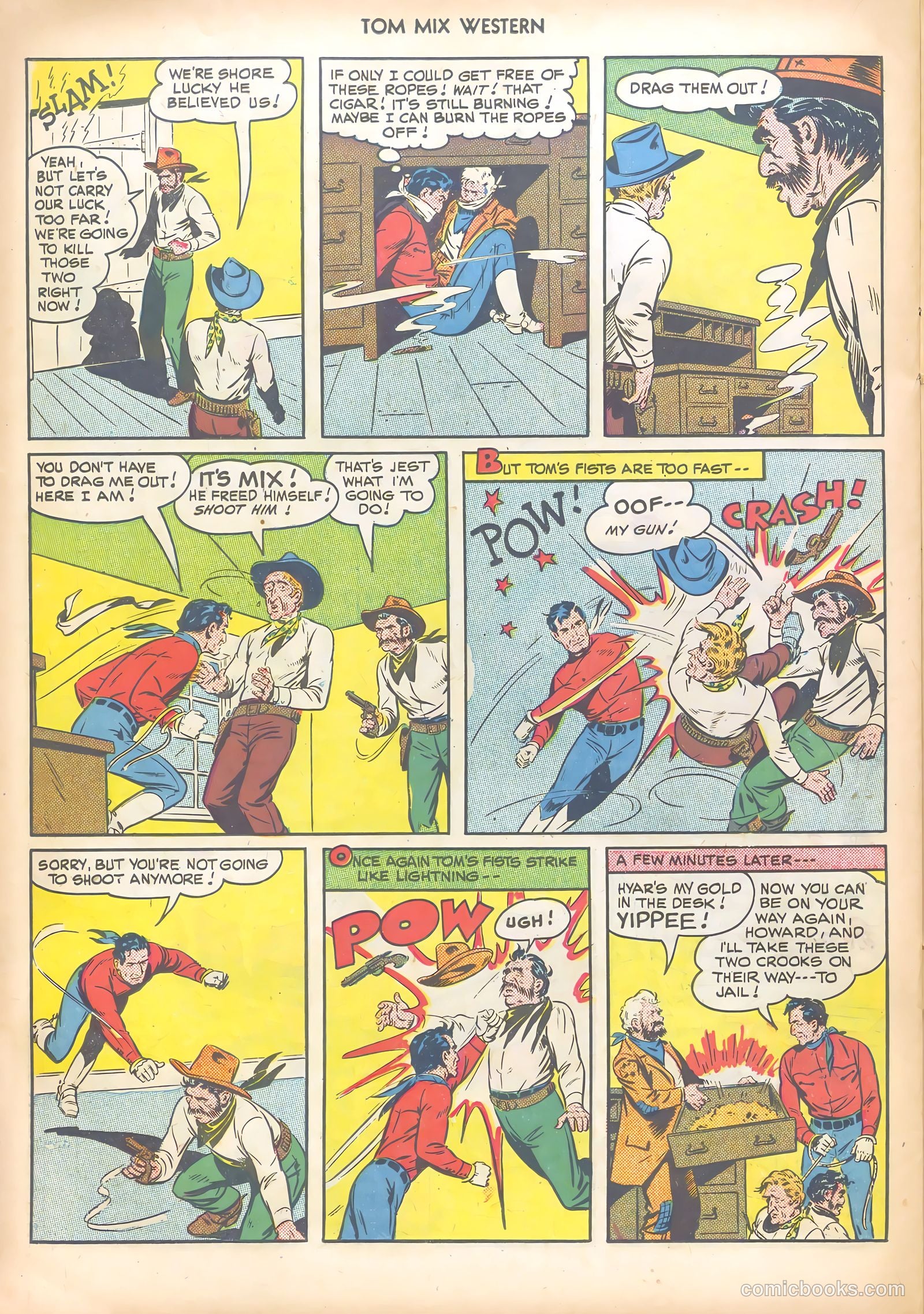 Tom Mix Western #30 — page 22 of 36