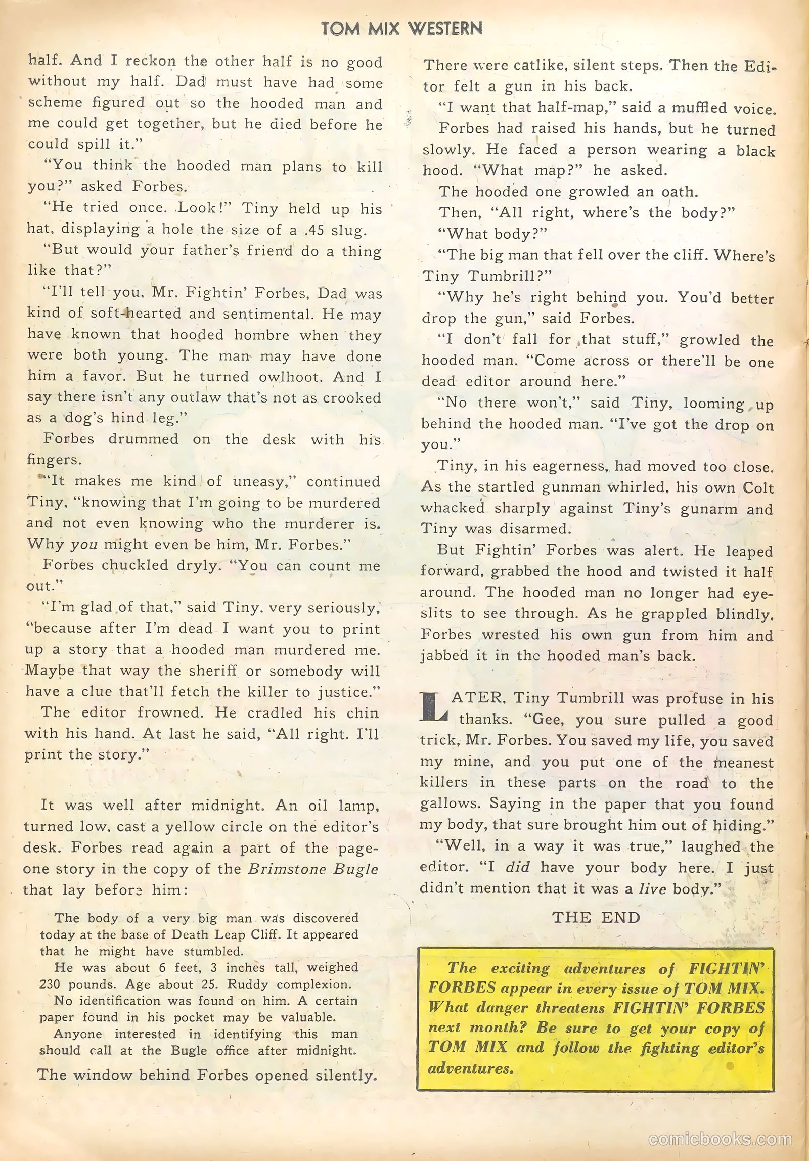Tom Mix Western #30 — page 26 of 36