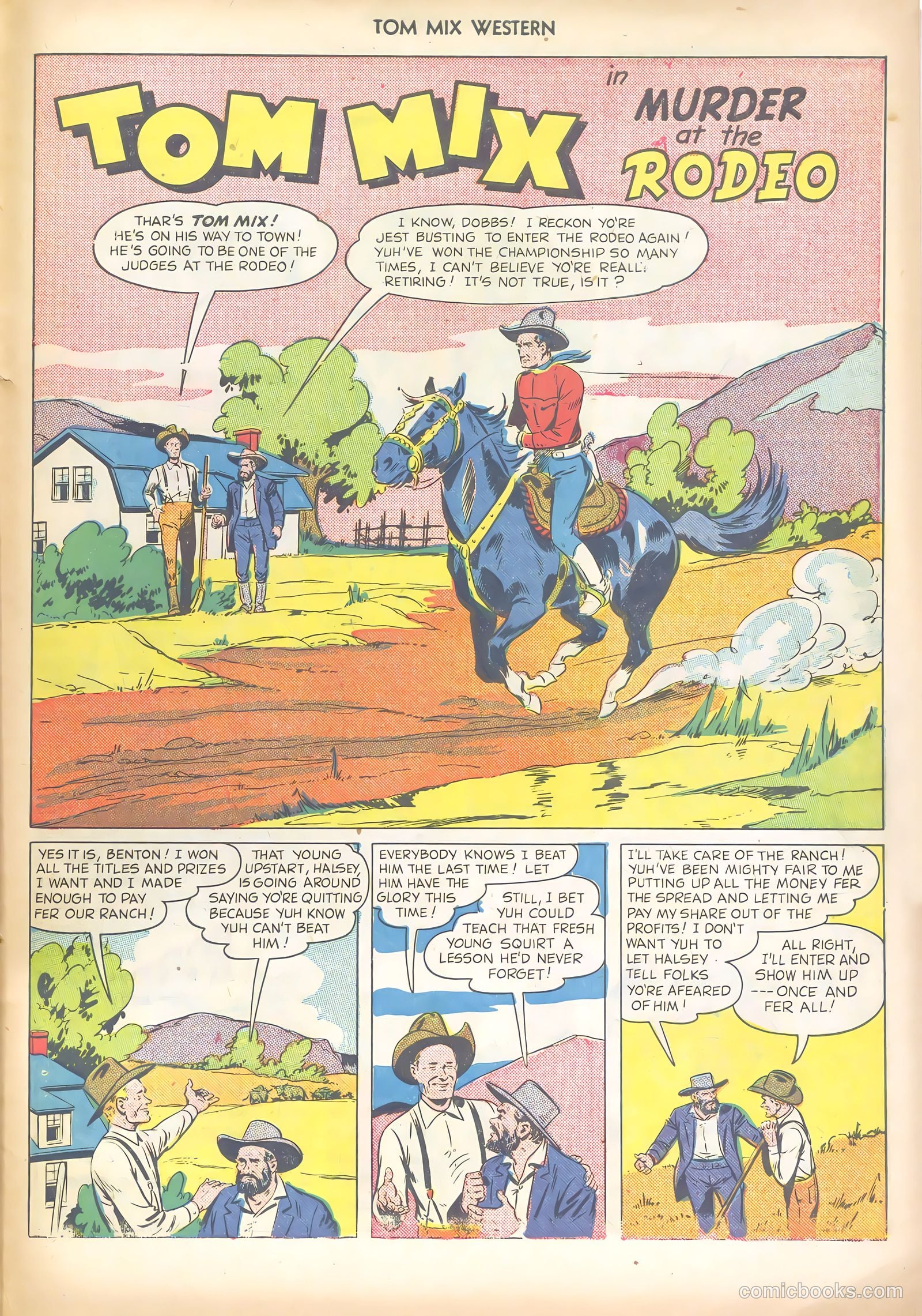 Tom Mix Western #30 — page 27 of 36