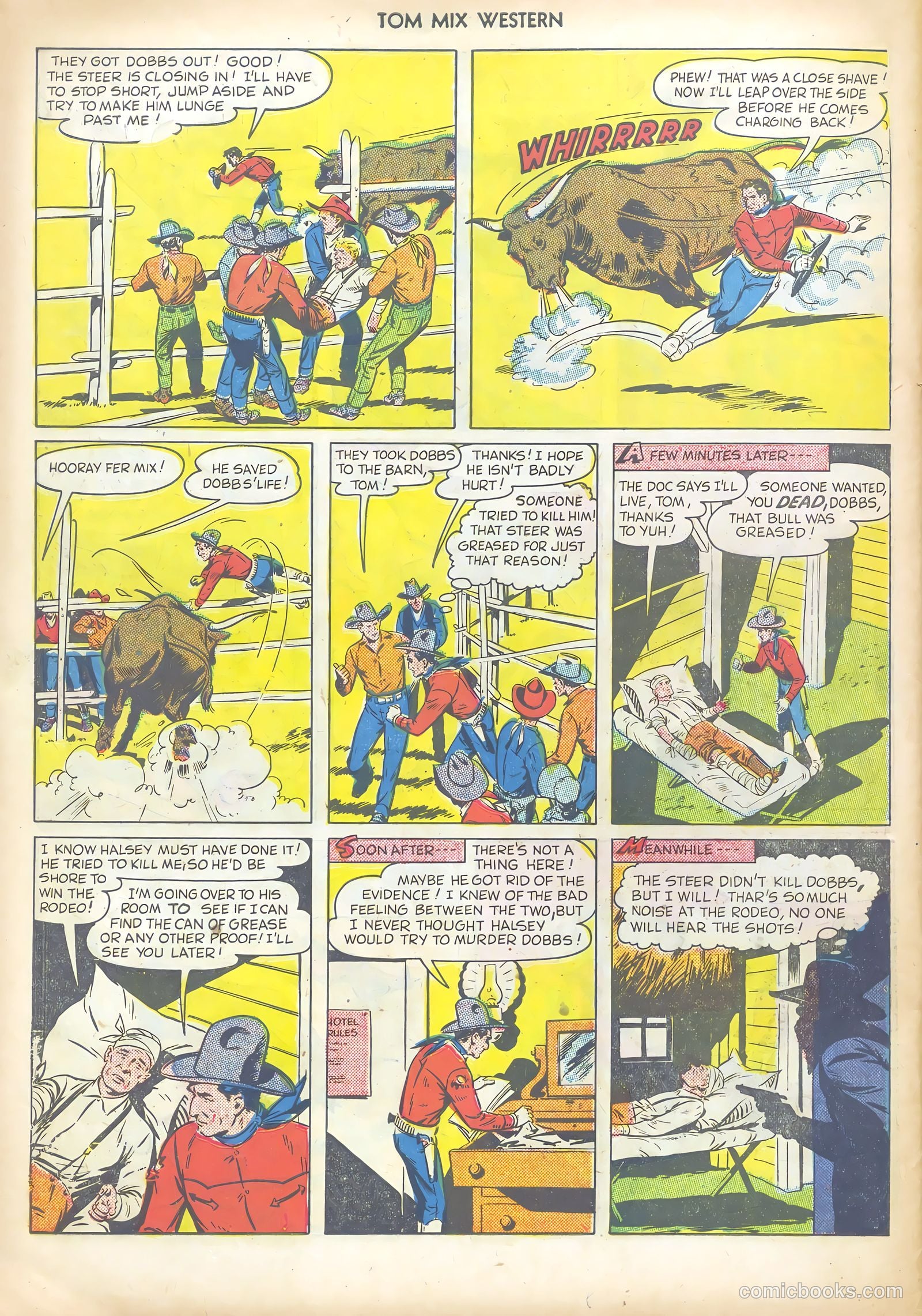 Tom Mix Western #30 — page 30 of 36