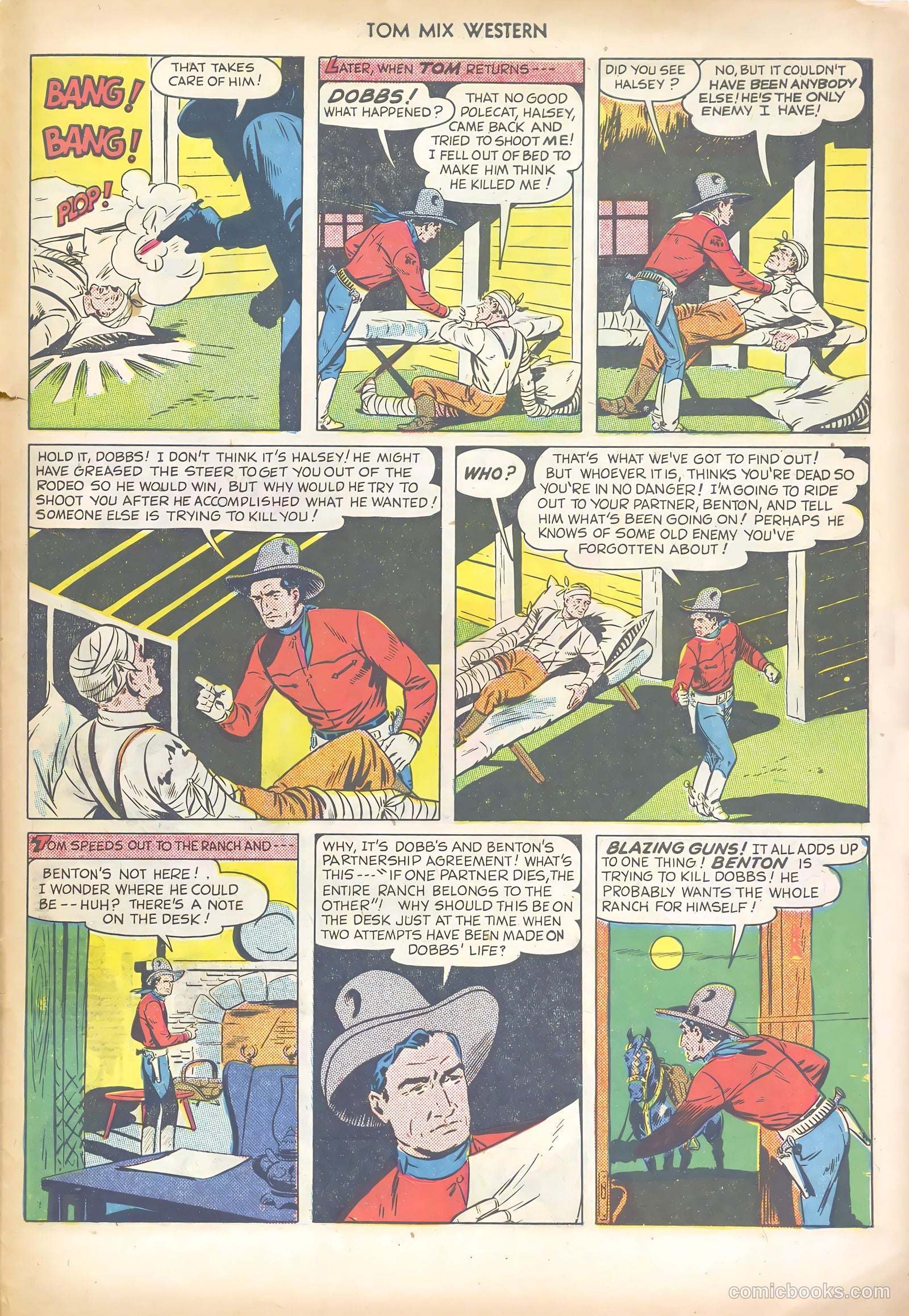 Tom Mix Western #30 — page 31 of 36