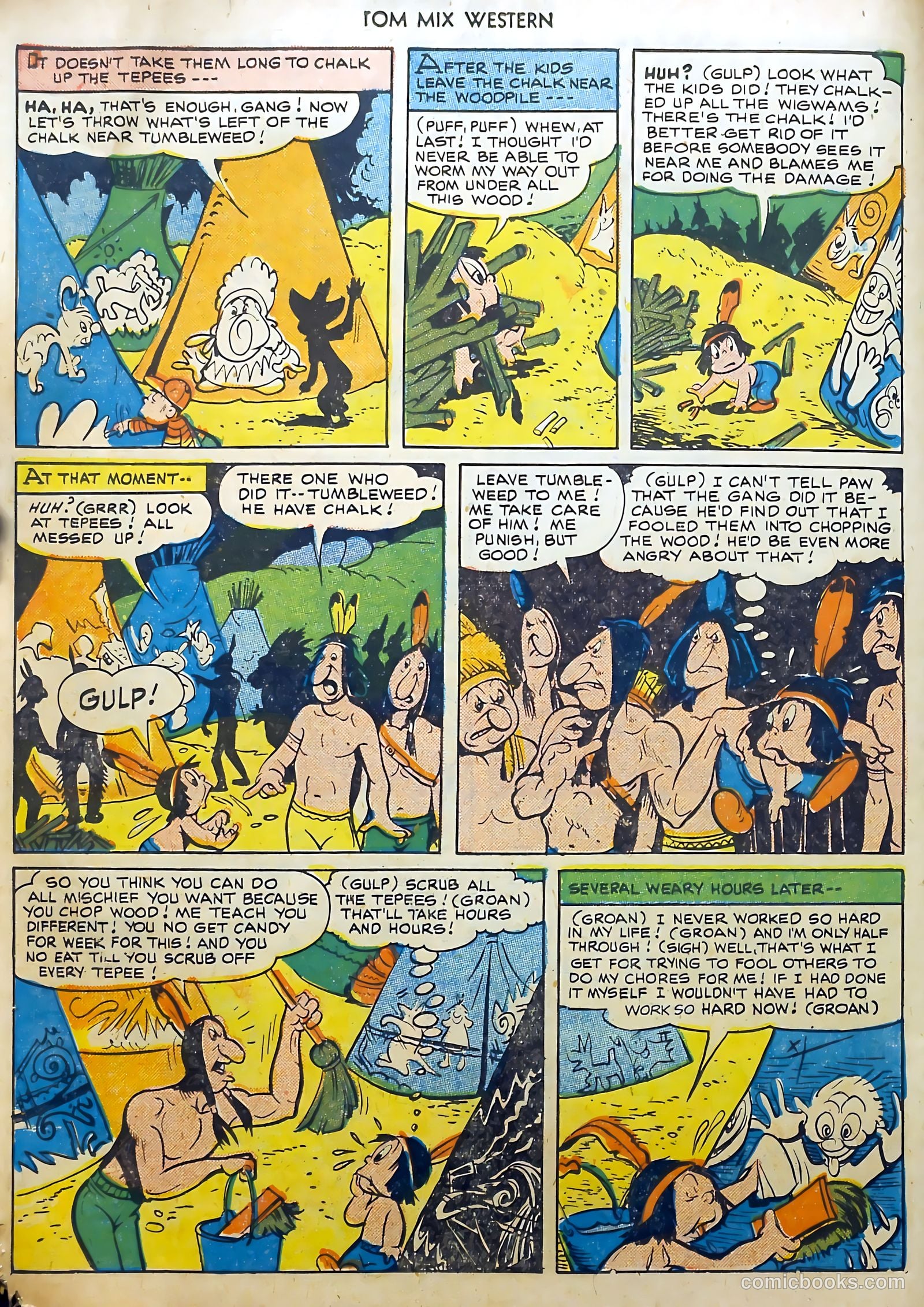 Tom Mix Western #31 — page 15 of 53
