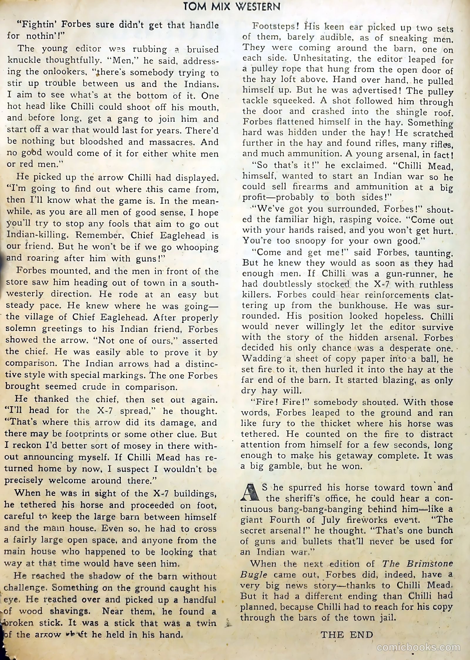 Tom Mix Western #31 — page 17 of 53