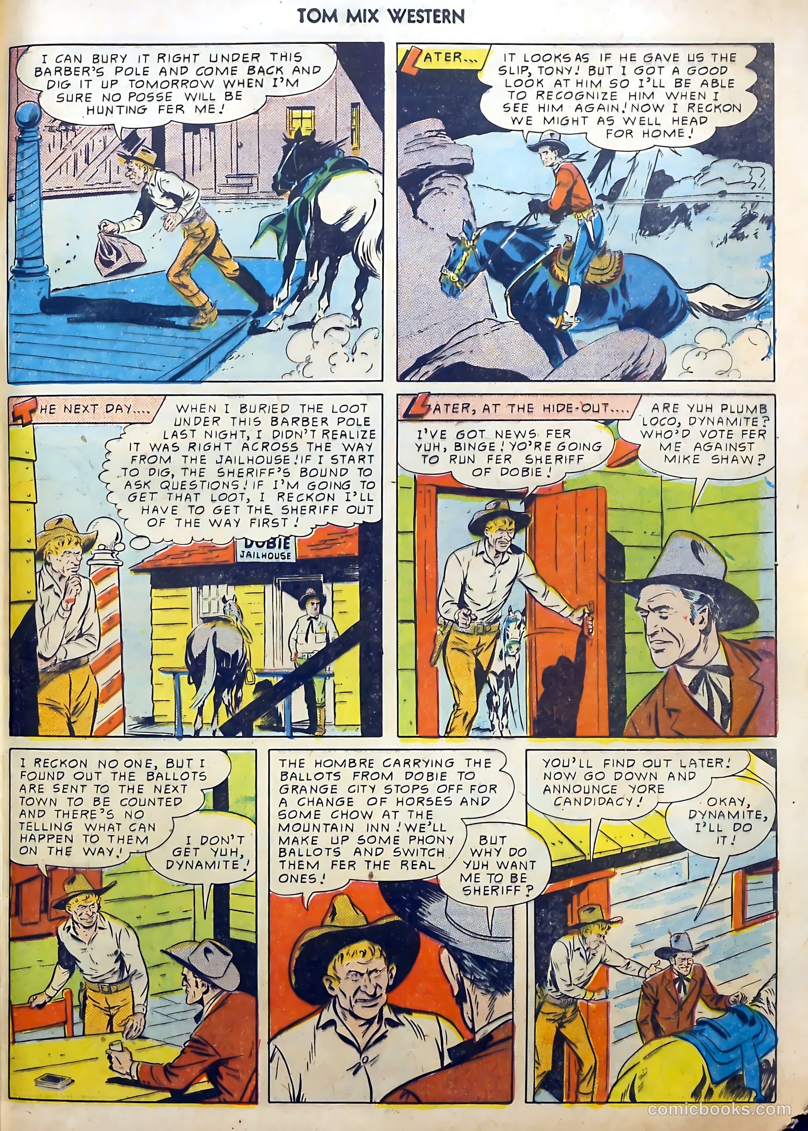 Tom Mix Western #31 — page 46 of 53