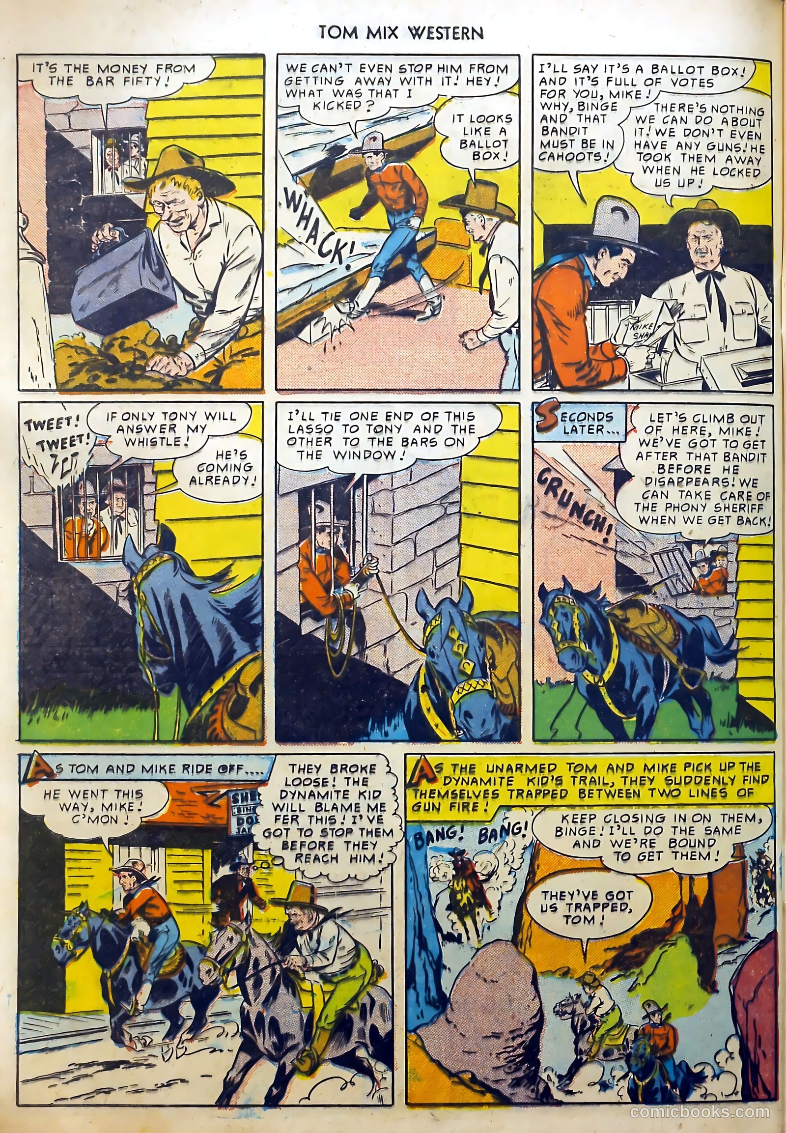 Tom Mix Western #31 — page 49 of 53