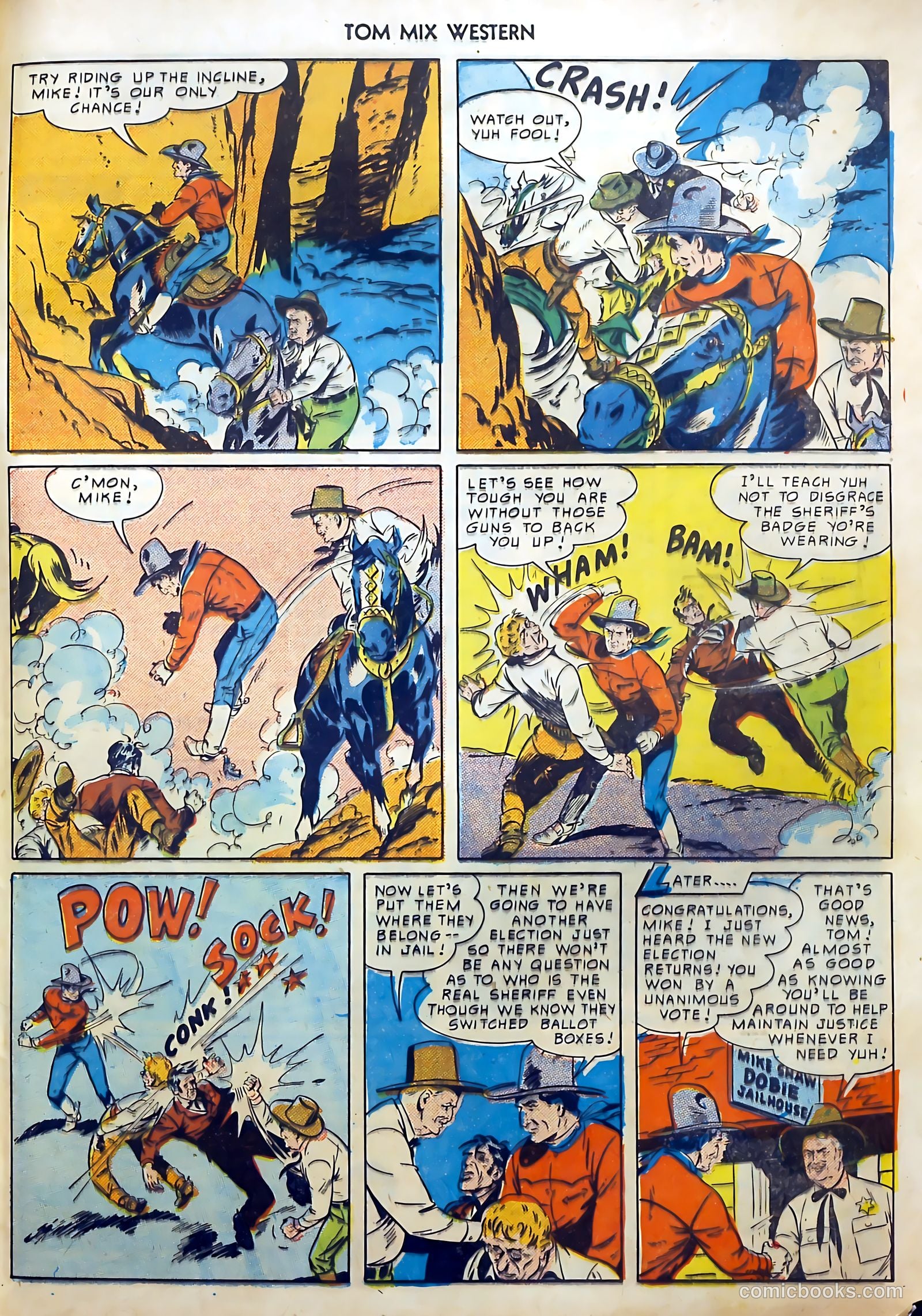 Tom Mix Western #31 — page 50 of 53