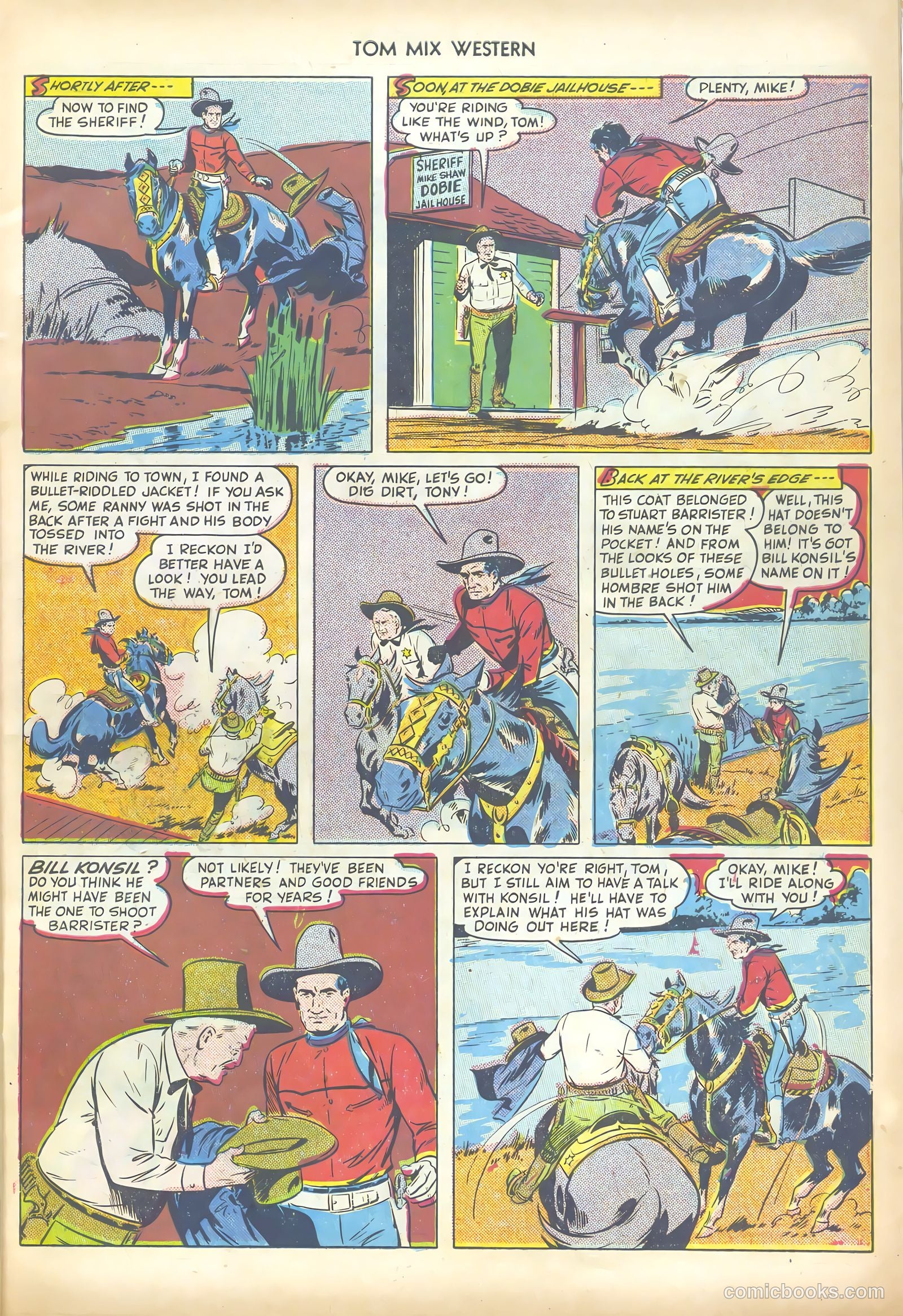 Tom Mix Western #32 — page 7 of 52