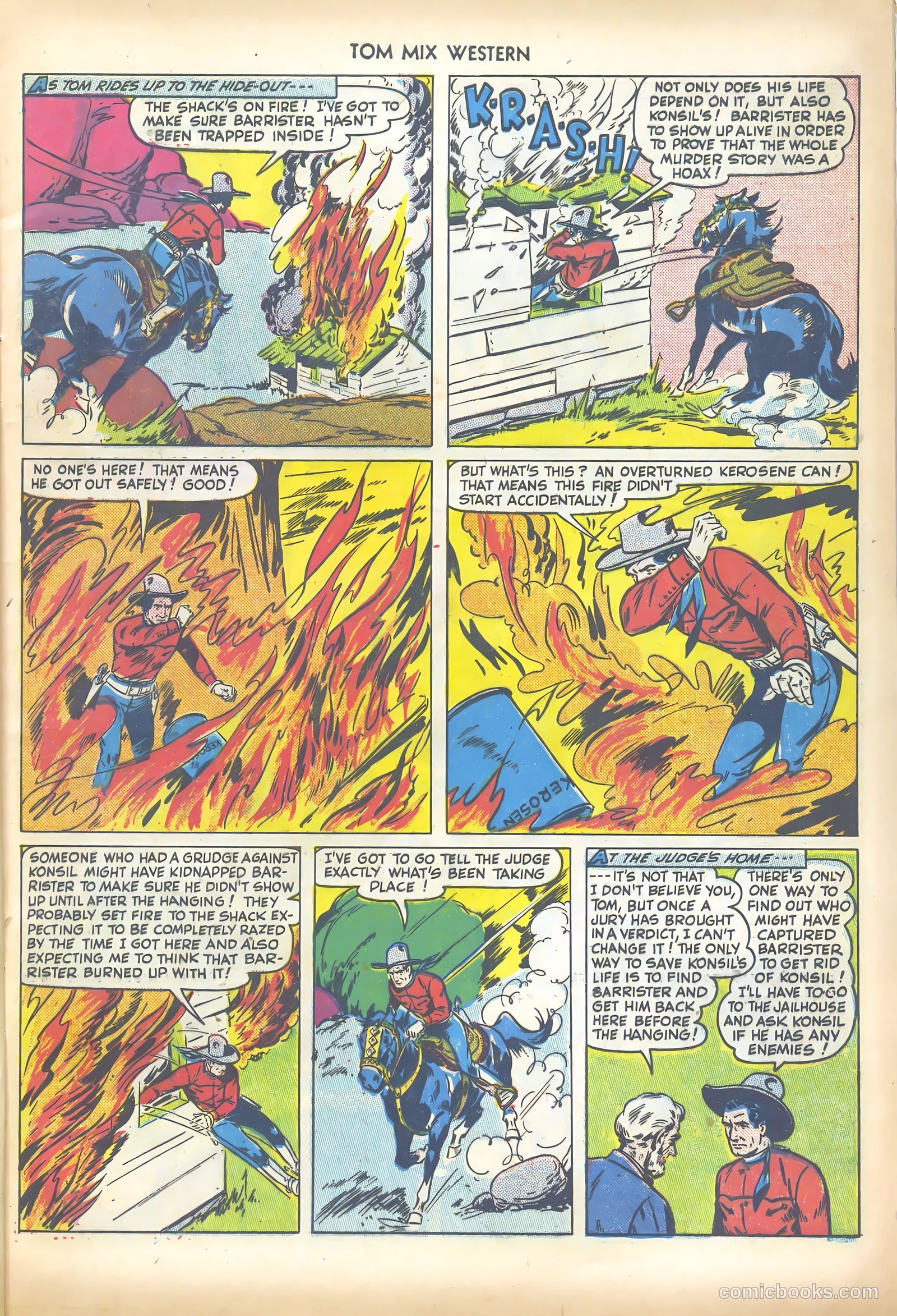 Tom Mix Western #32 — page 9 of 52