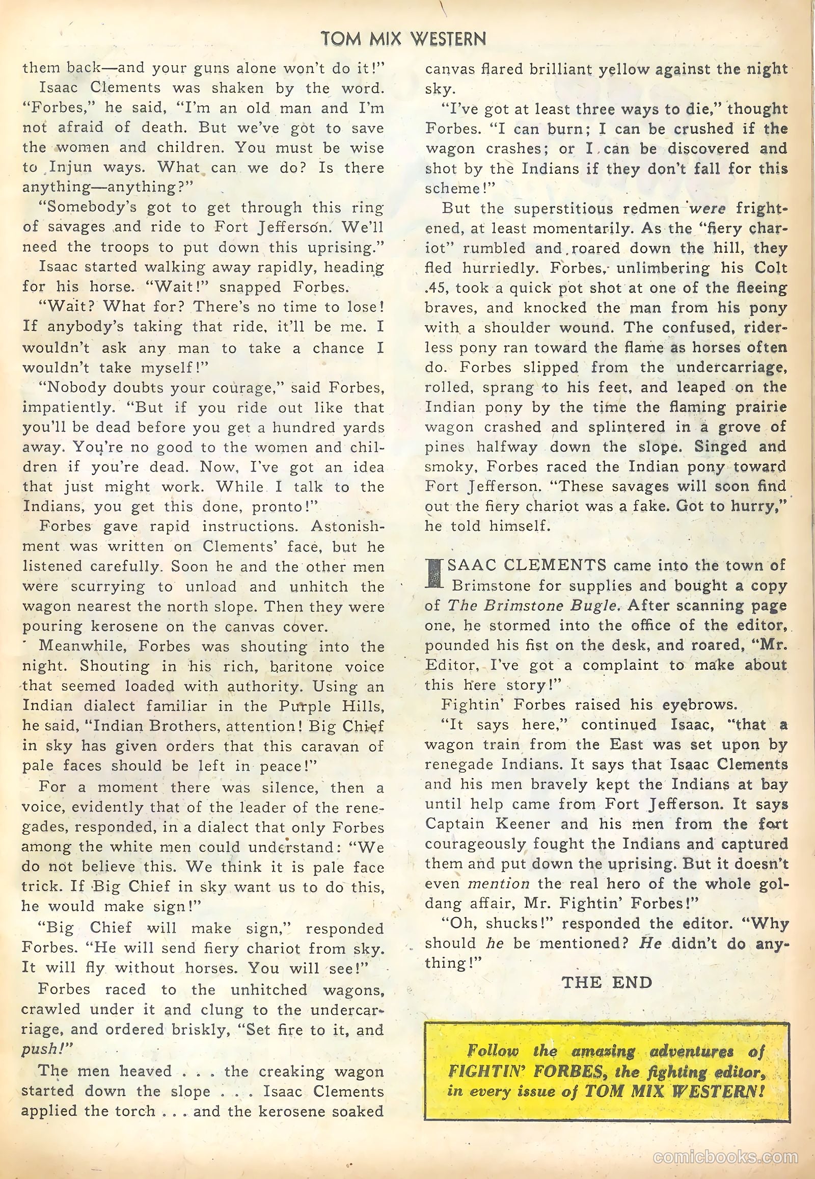 Tom Mix Western #32 — page 17 of 52
