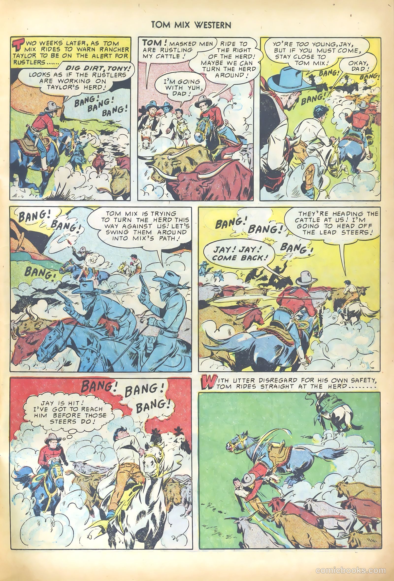 Tom Mix Western #32 — page 21 of 52