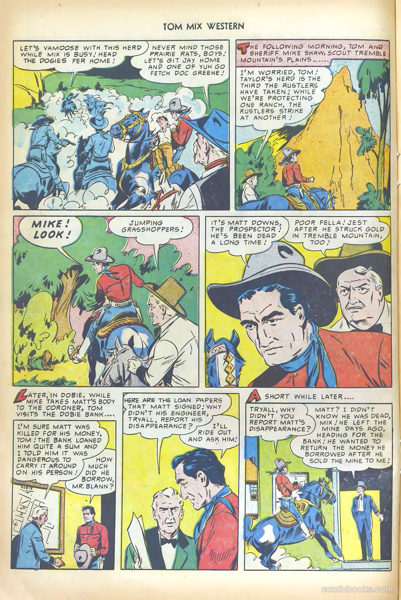 Tom Mix Western #32 — page 22 of 52