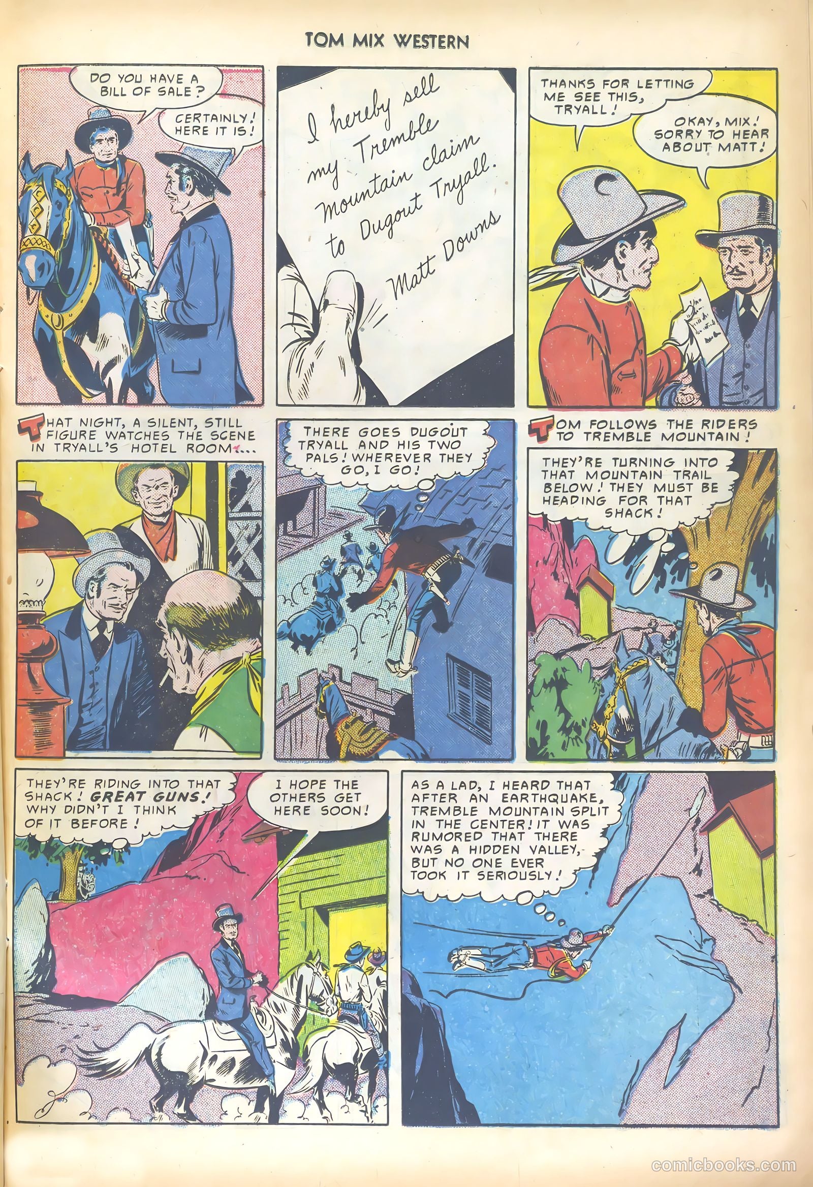 Tom Mix Western #32 — page 23 of 52