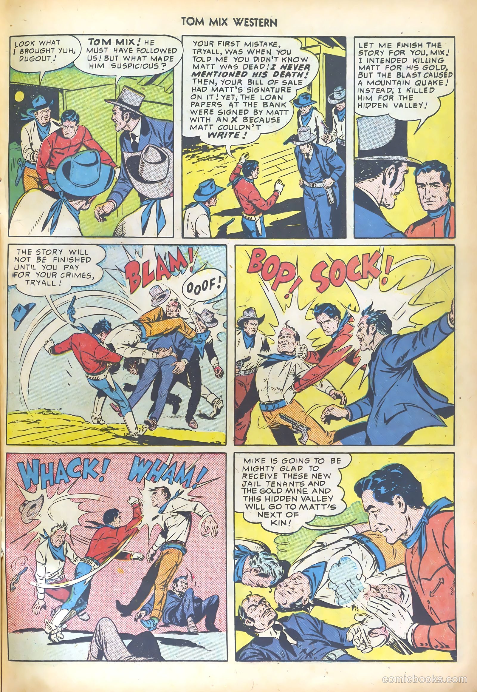 Tom Mix Western #32 — page 25 of 52