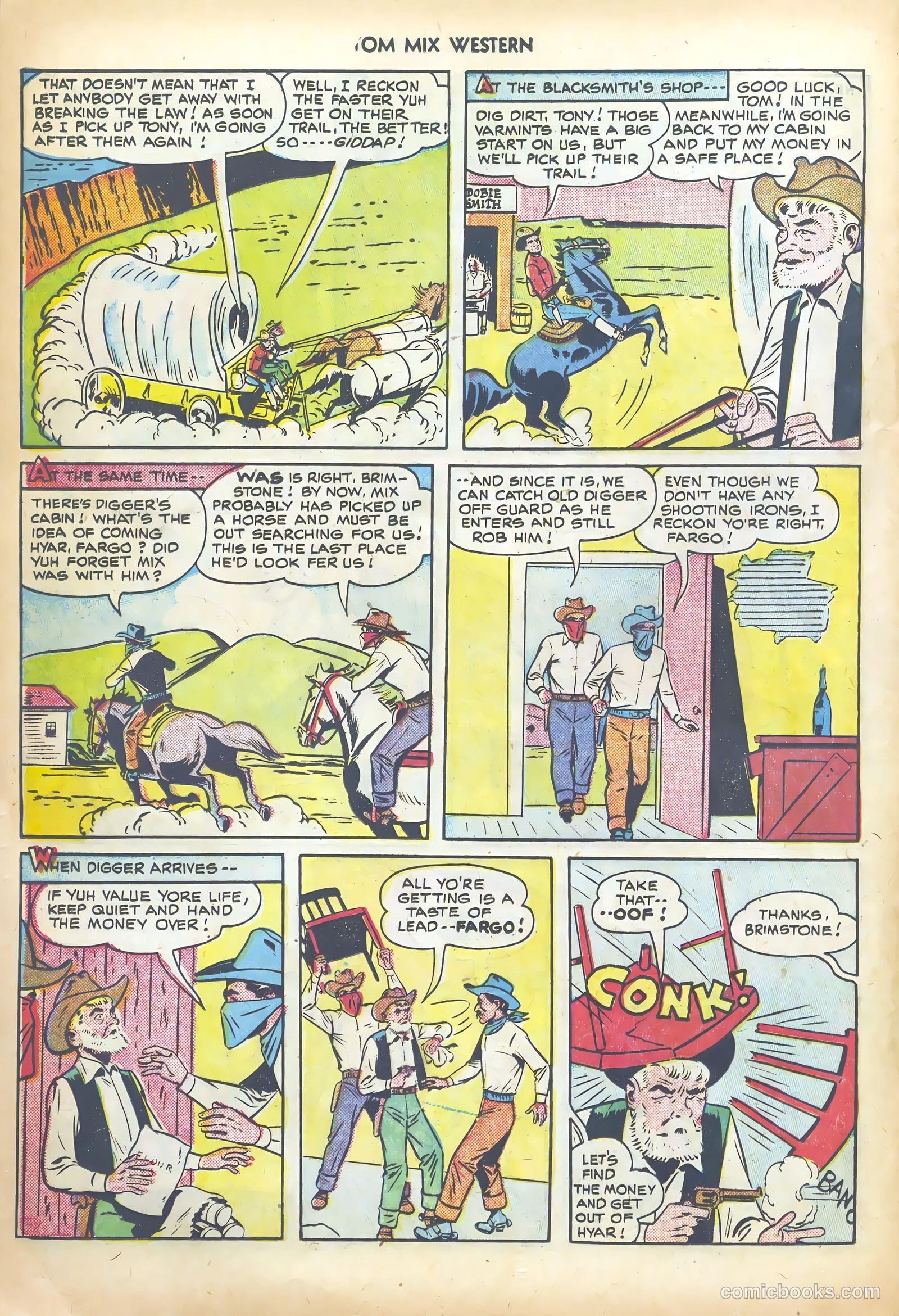 Tom Mix Western #32 — page 28 of 52