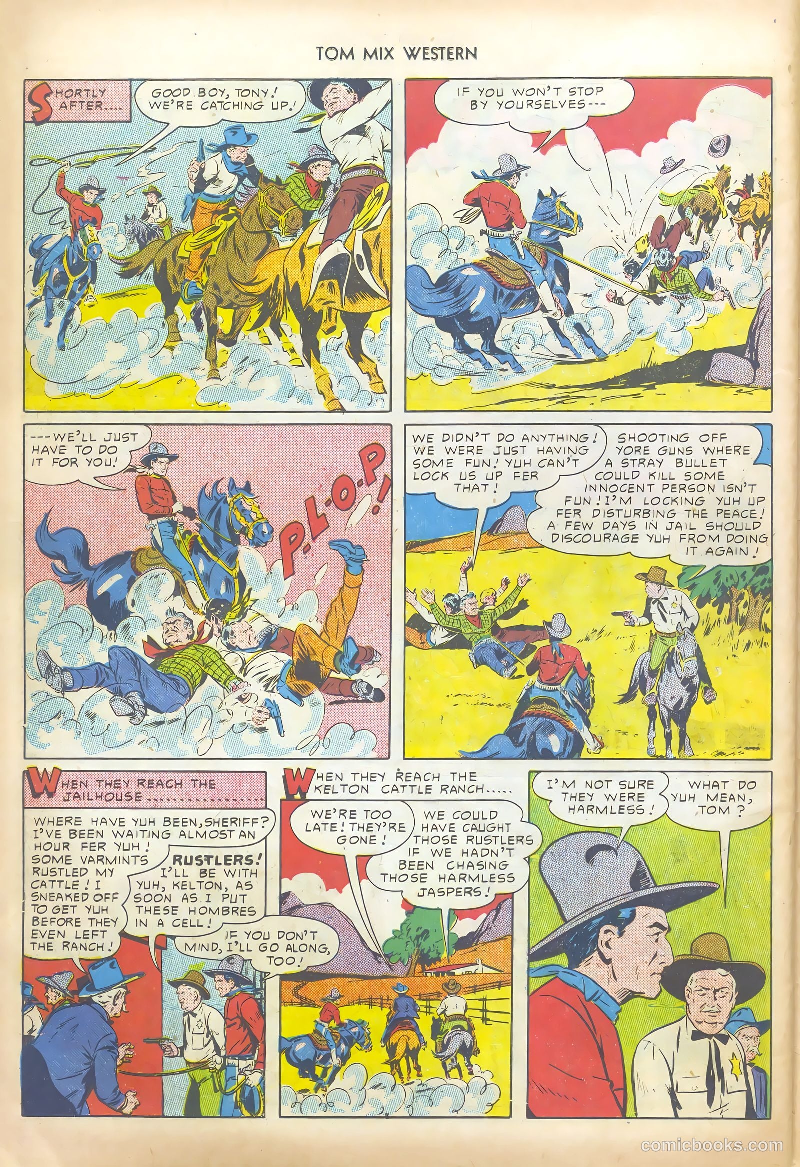 Tom Mix Western #32 — page 42 of 52