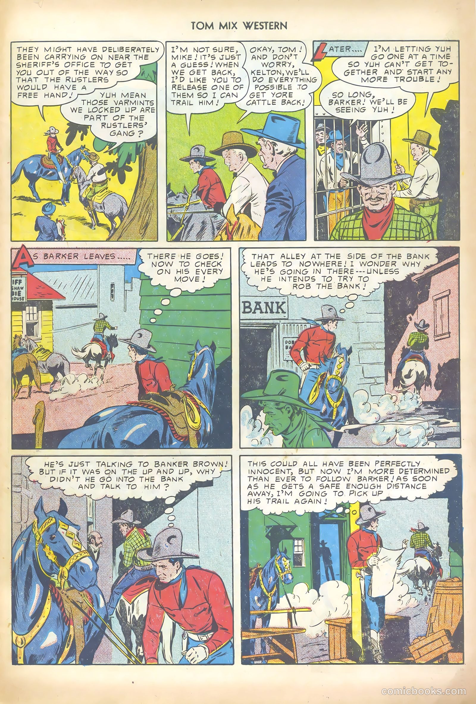 Tom Mix Western #32 — page 43 of 52