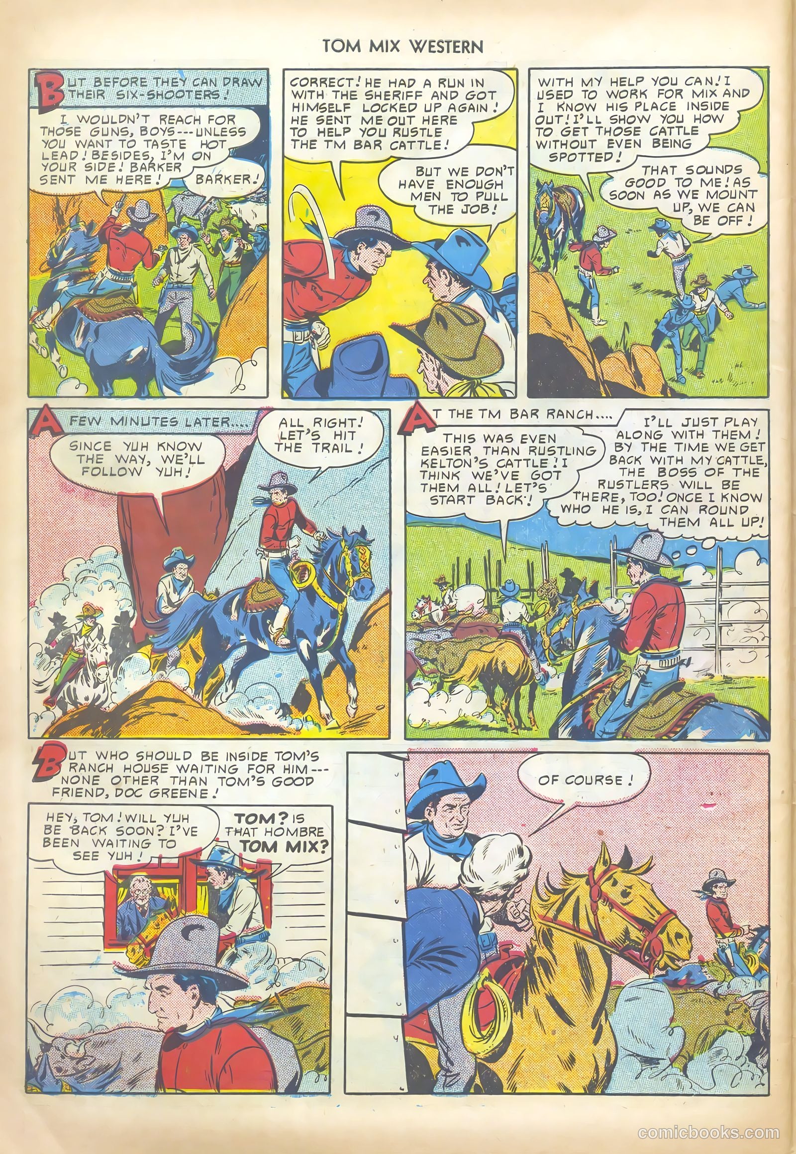 Tom Mix Western #32 — page 46 of 52
