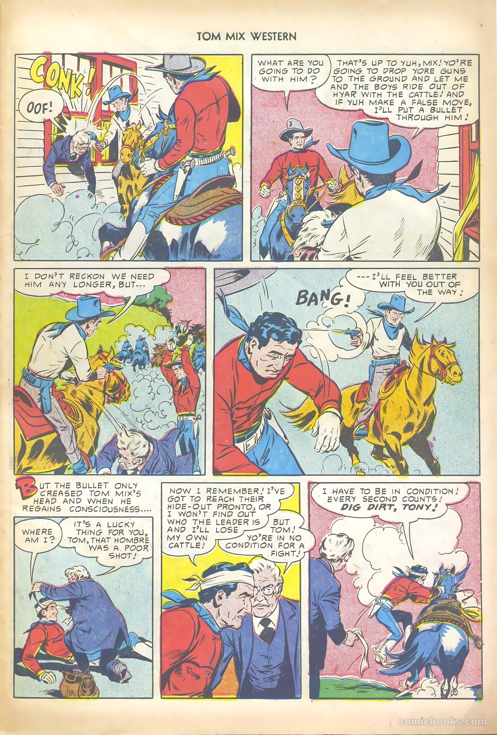 Tom Mix Western #32 — page 47 of 52