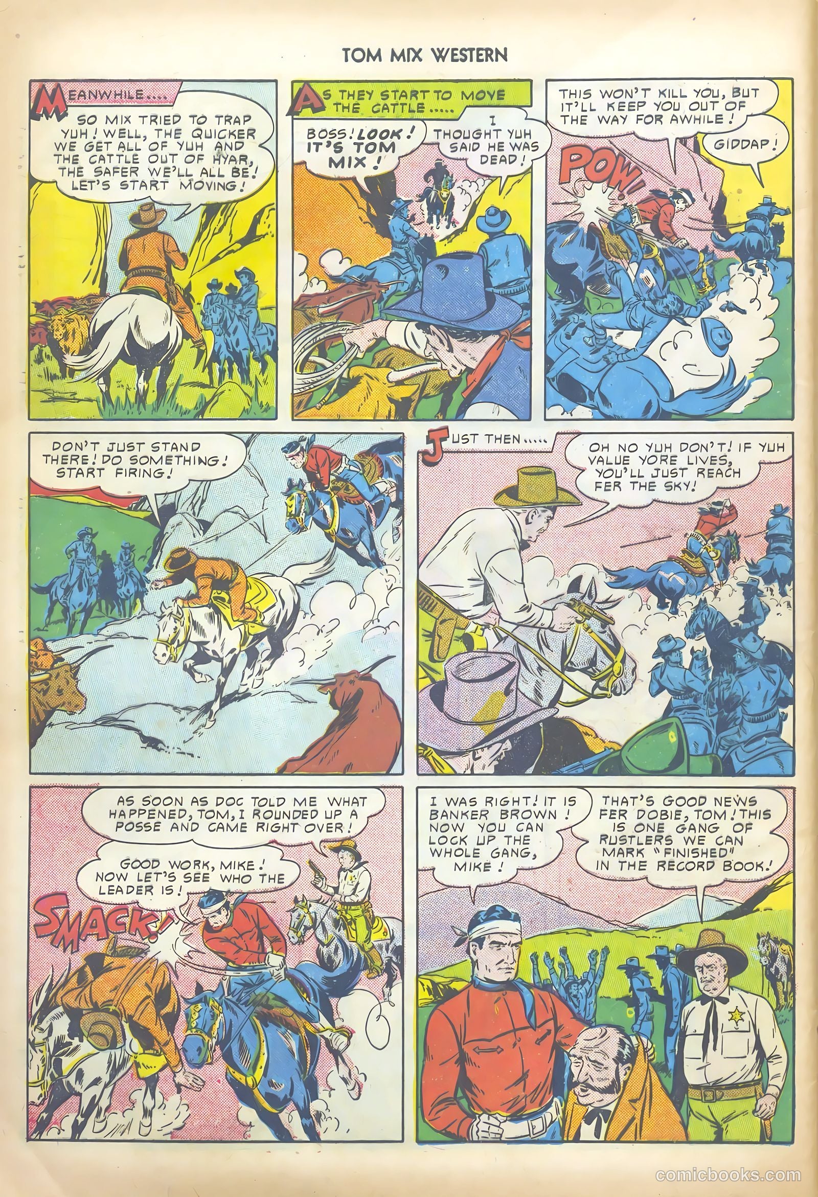 Tom Mix Western #32 — page 48 of 52