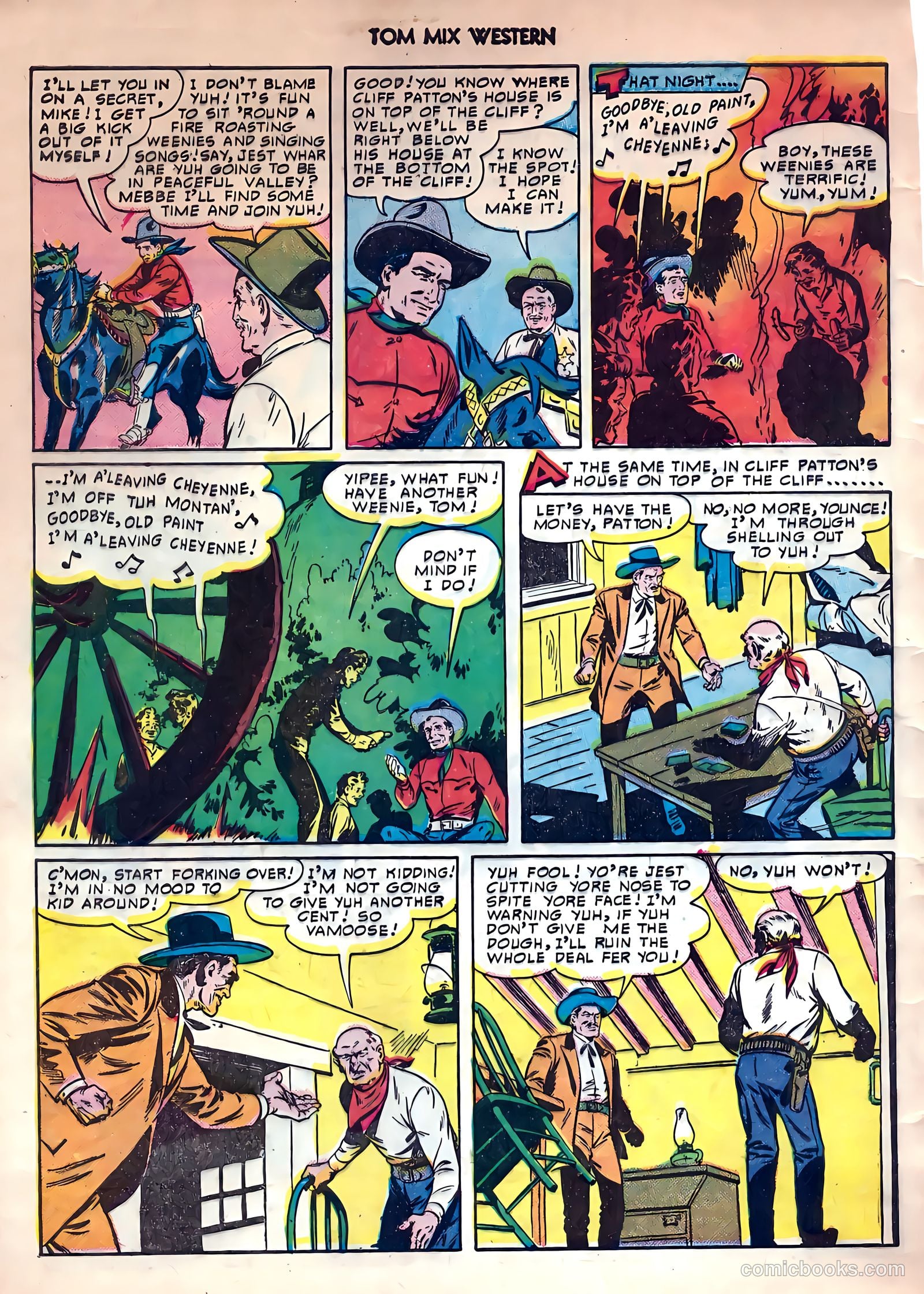 Tom Mix Western #33 — page 5 of 54