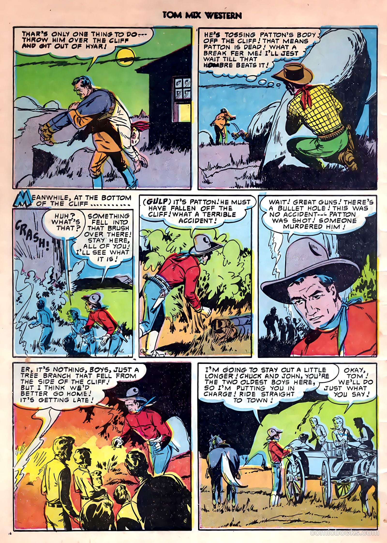 Tom Mix Western #33 — page 7 of 54