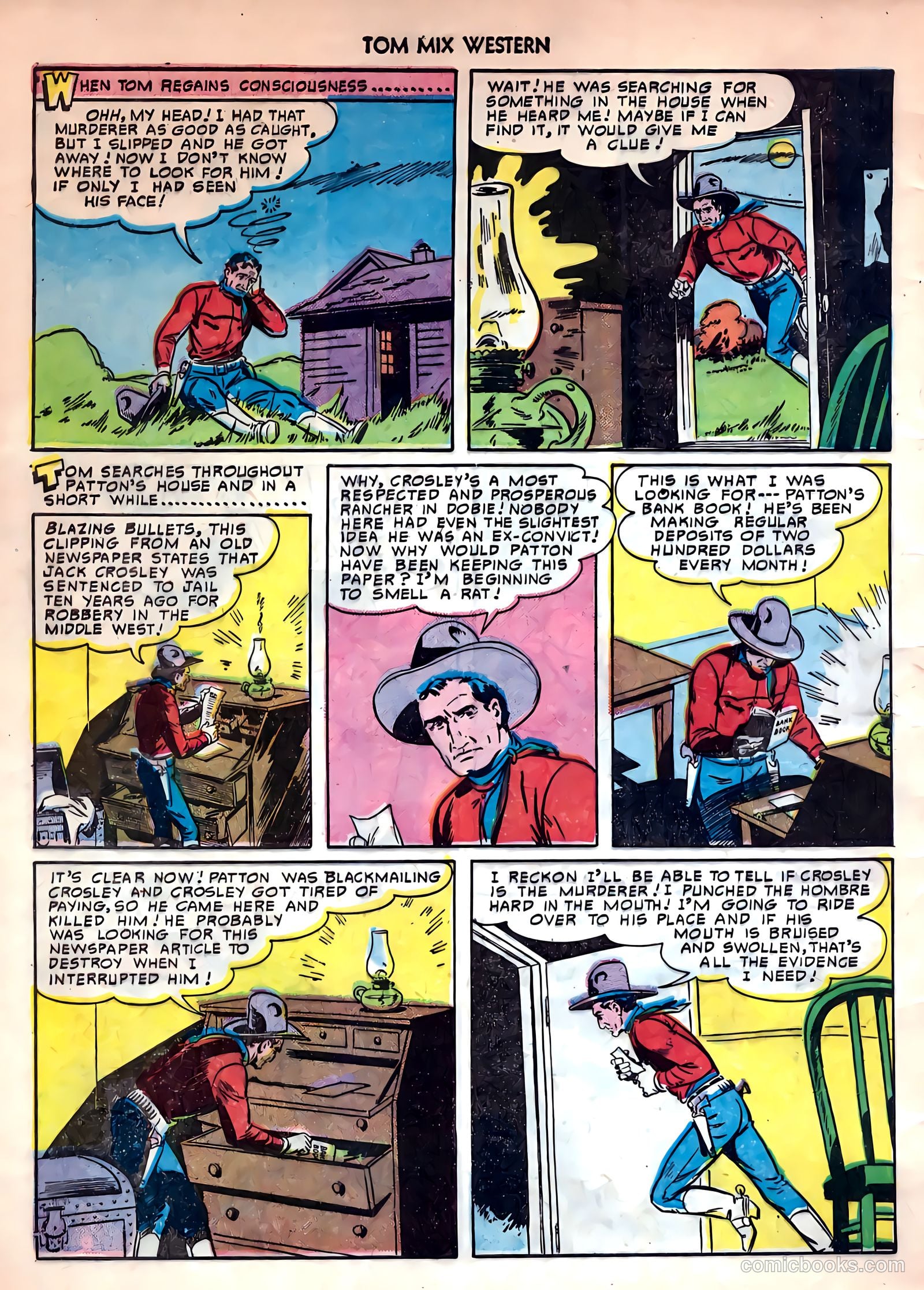 Tom Mix Western #33 — page 9 of 54