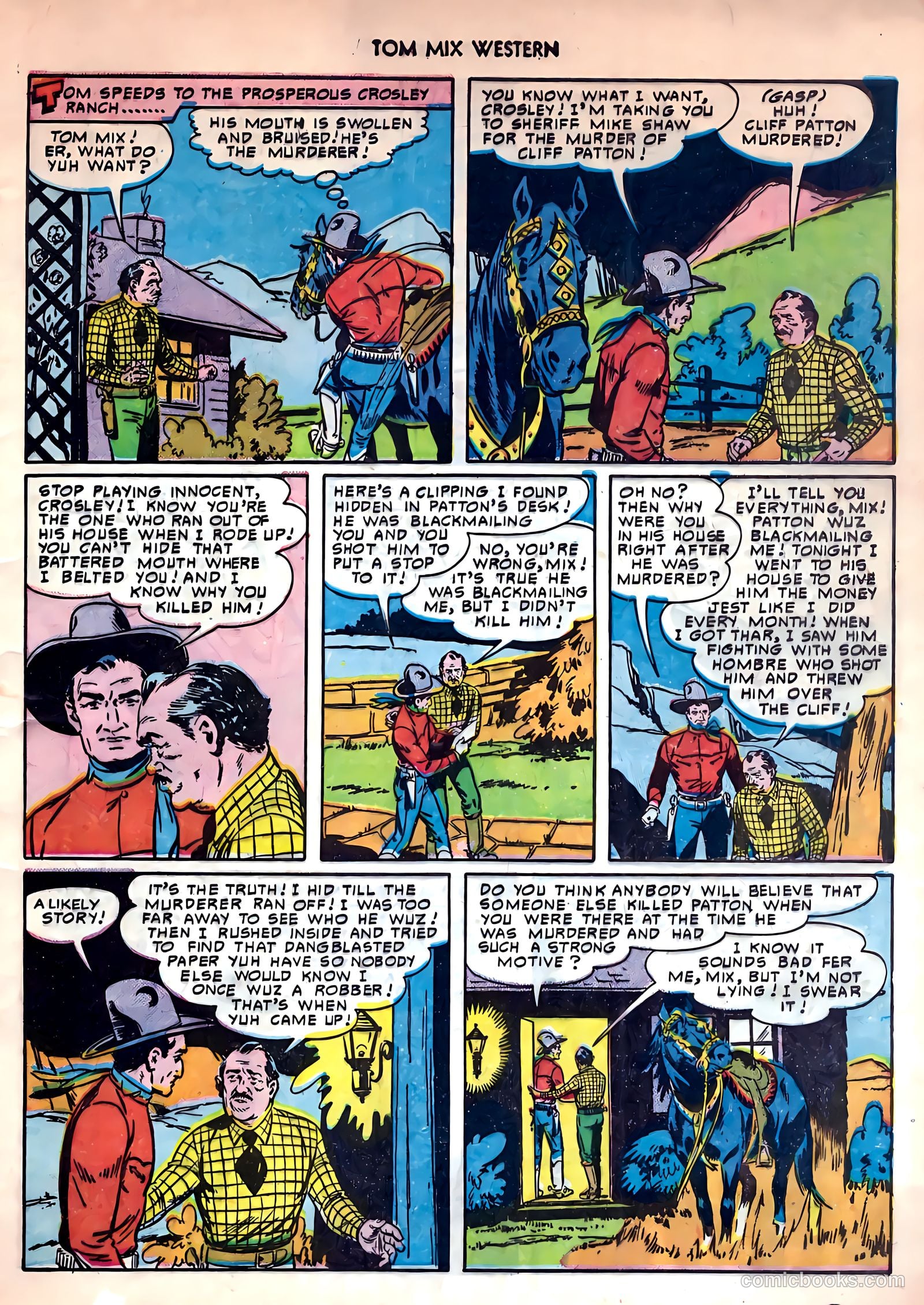 Tom Mix Western #33 — page 10 of 54