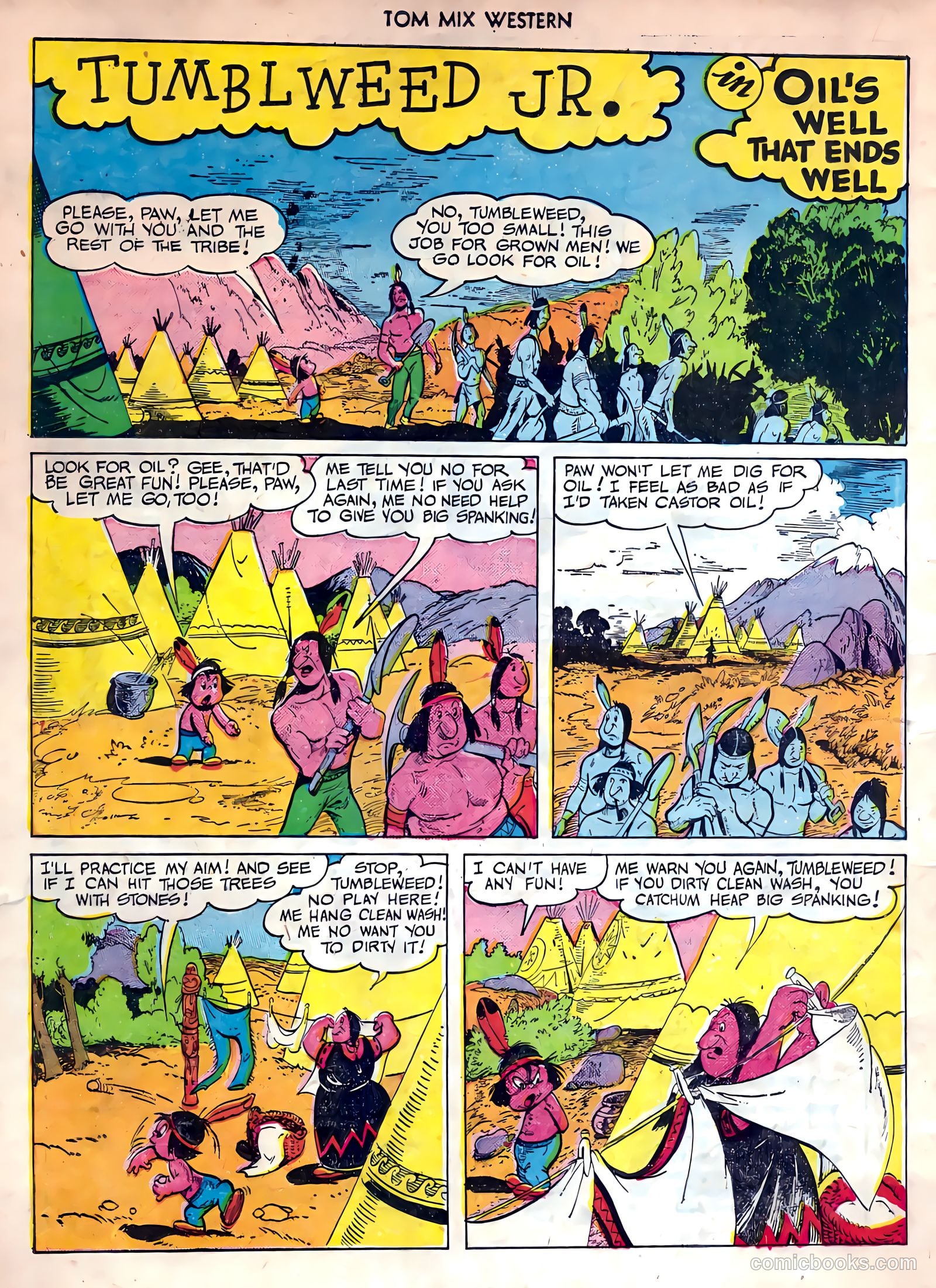 Tom Mix Western #33 — page 15 of 54