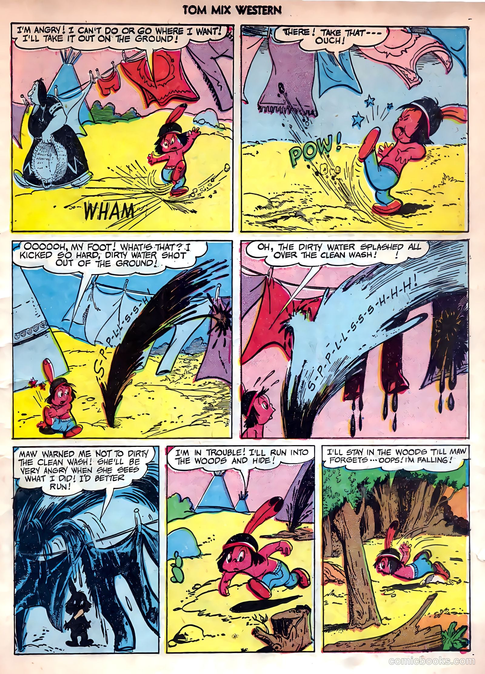 Tom Mix Western #33 — page 16 of 54