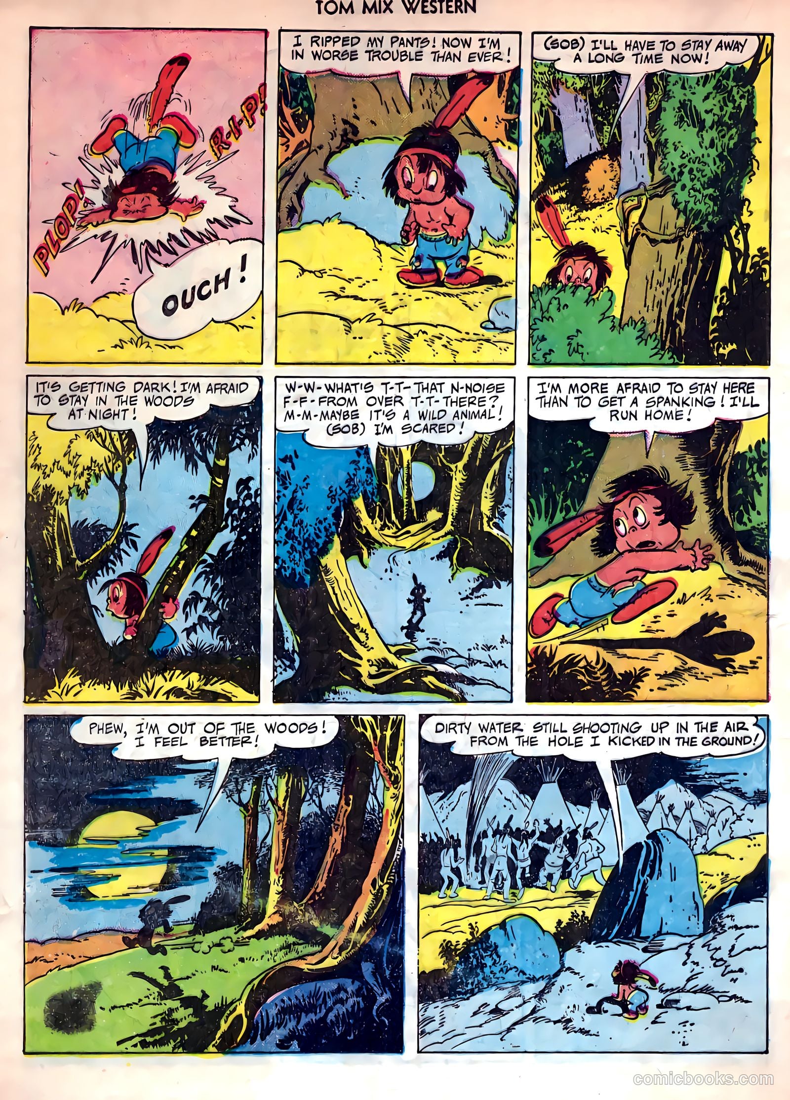 Tom Mix Western #33 — page 17 of 54