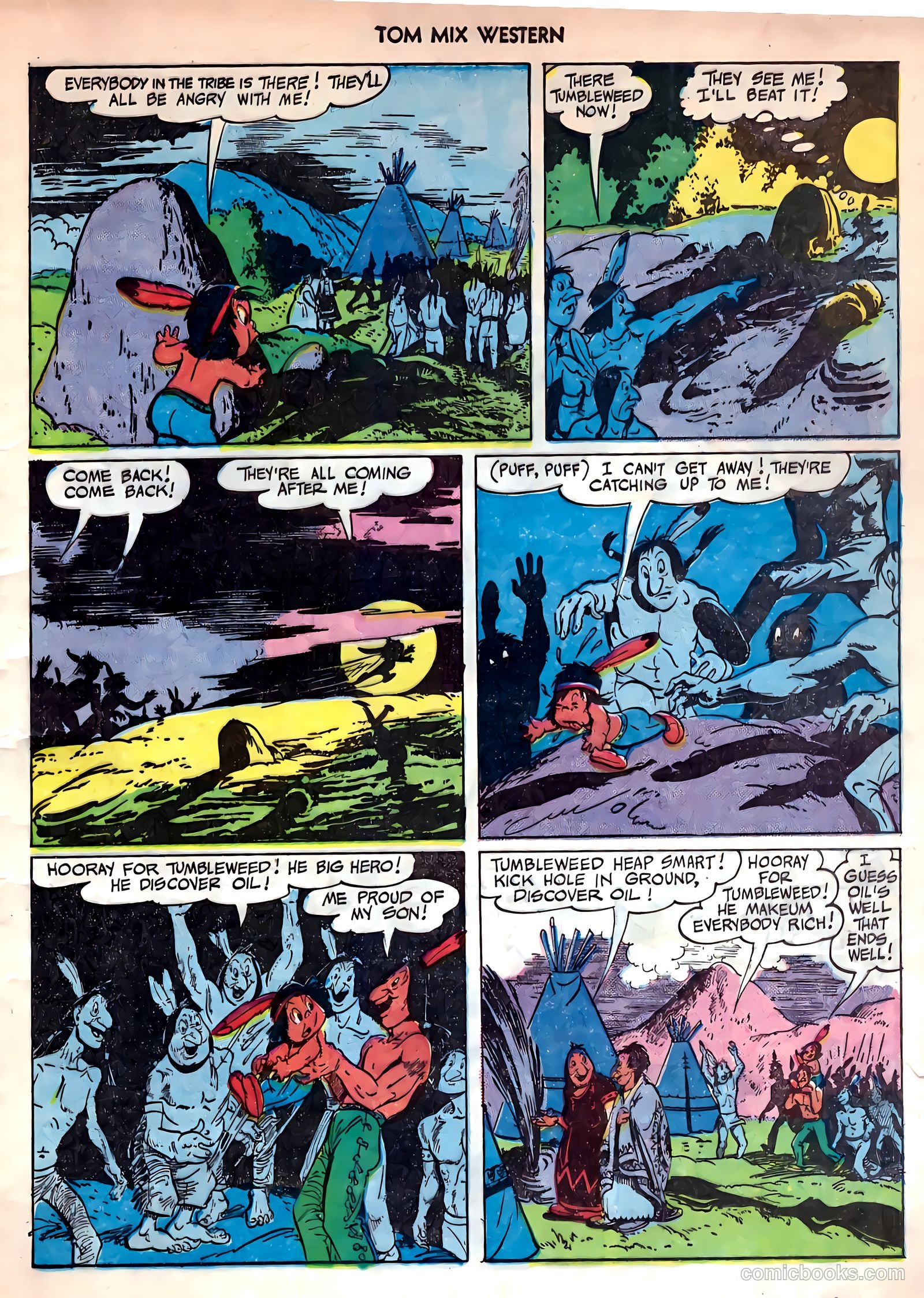 Tom Mix Western #33 — page 18 of 54