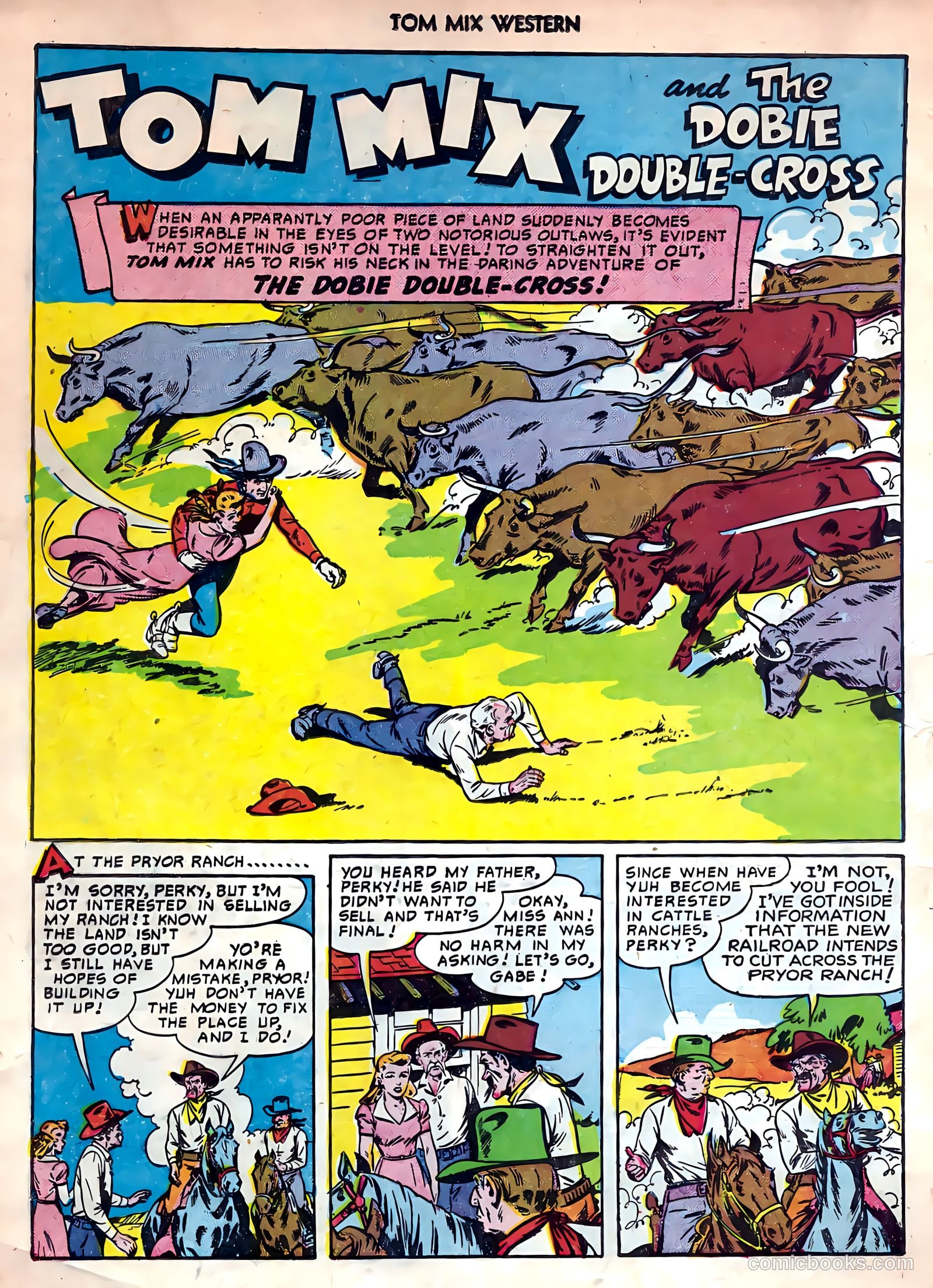 Tom Mix Western #33 — page 19 of 54