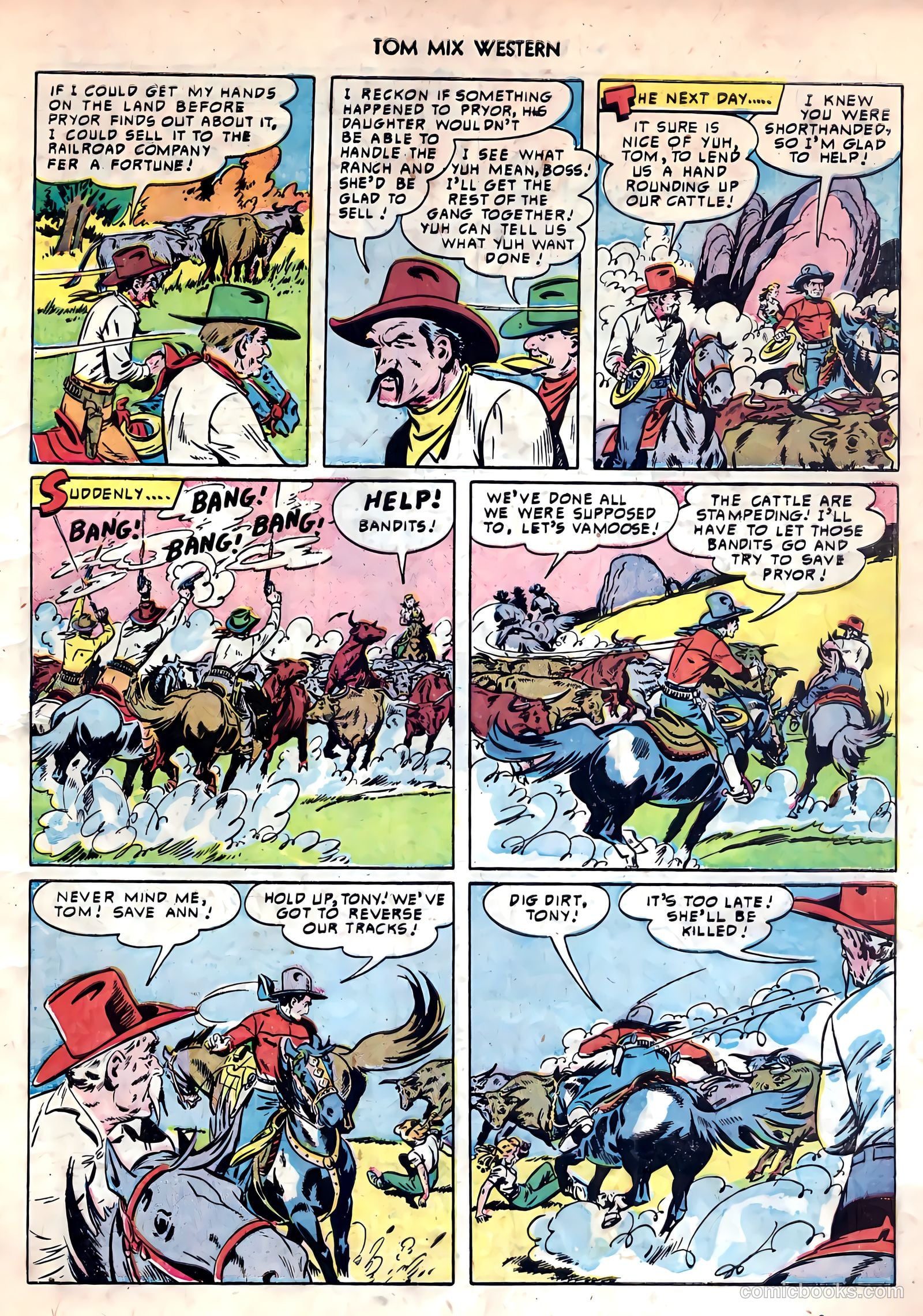 Tom Mix Western #33 — page 20 of 54