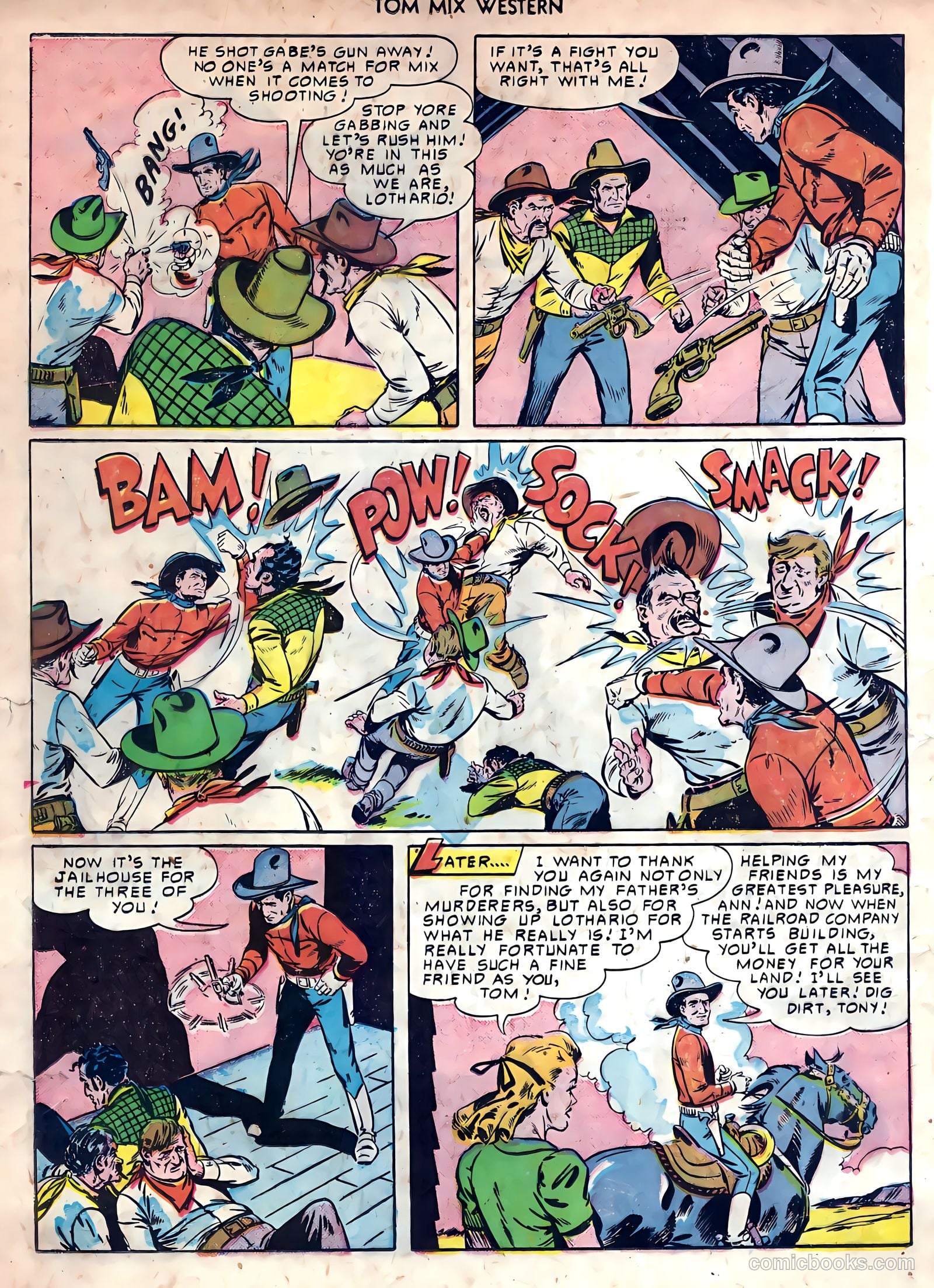 Tom Mix Western #33 — page 25 of 54