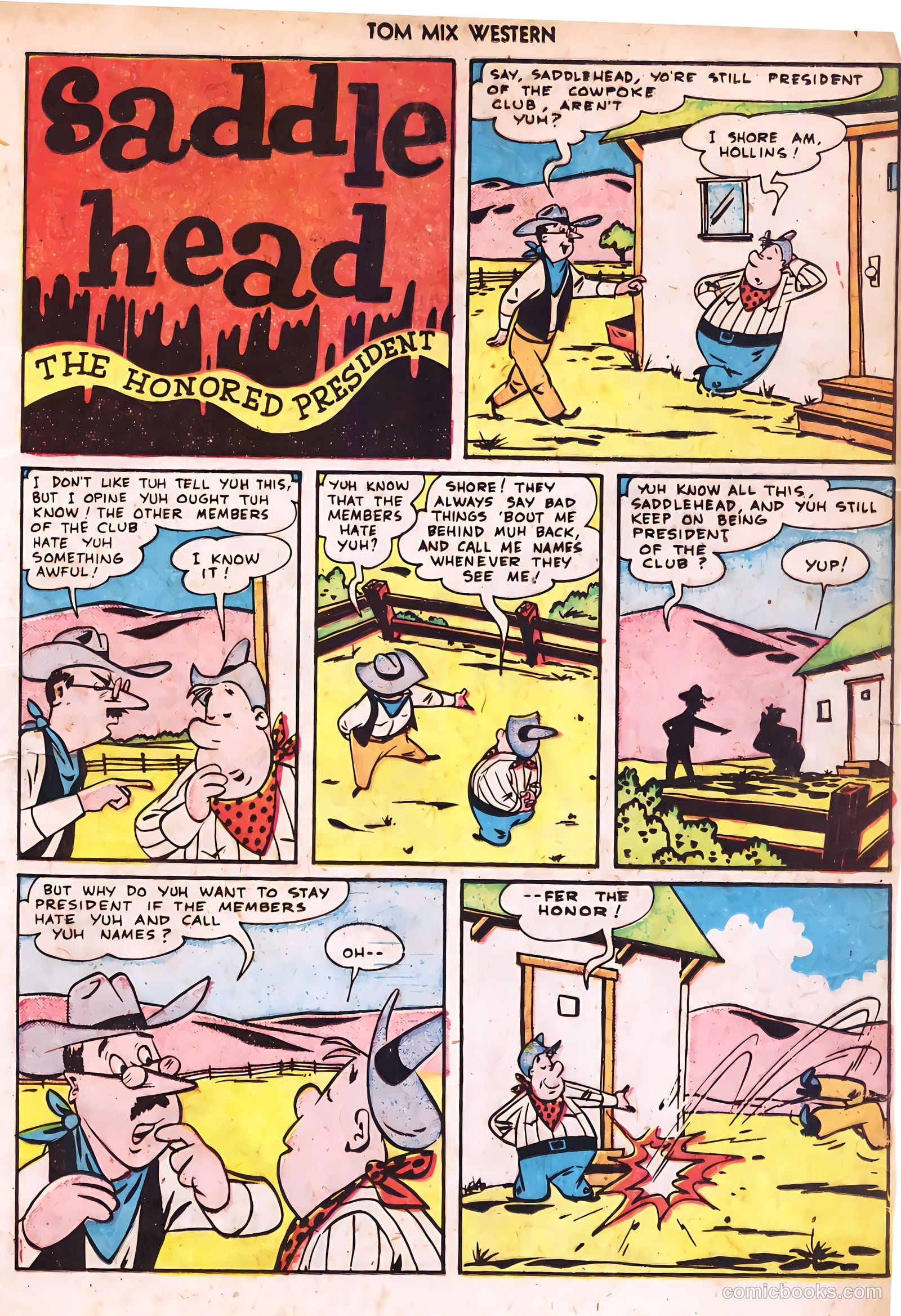 Tom Mix Western #33 — page 26 of 54