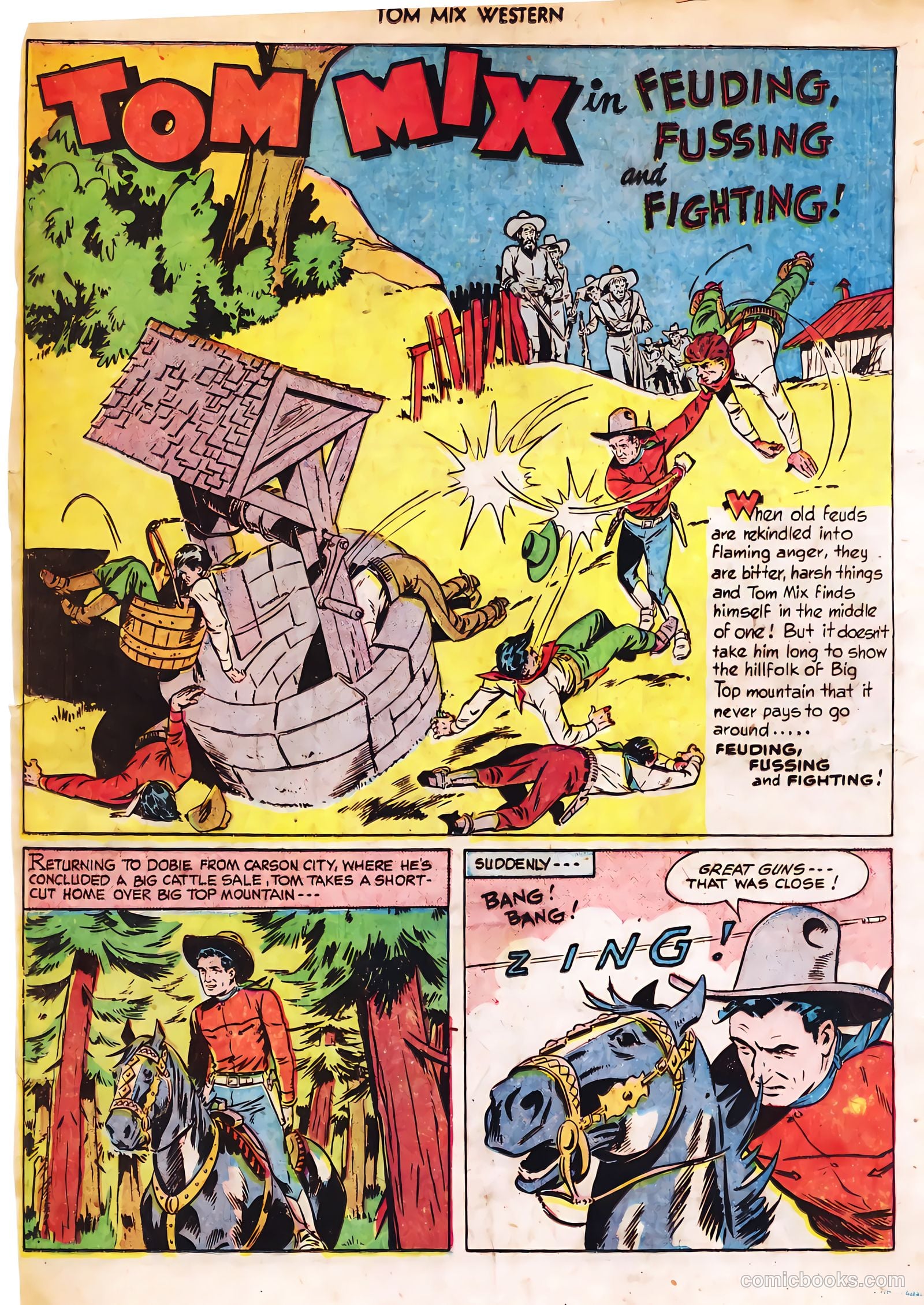 Tom Mix Western #33 — page 27 of 54