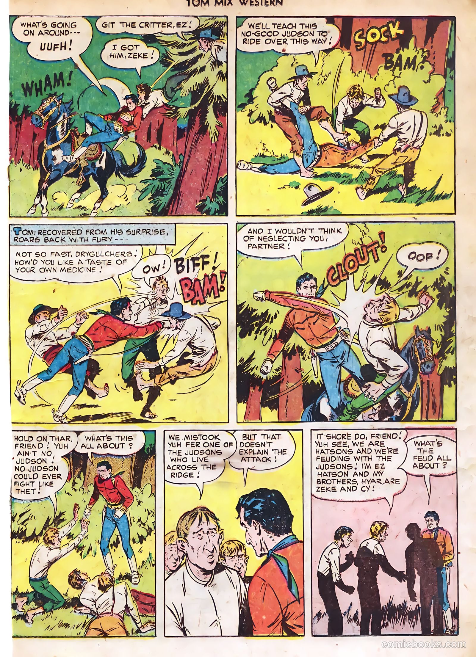 Tom Mix Western #33 — page 28 of 54
