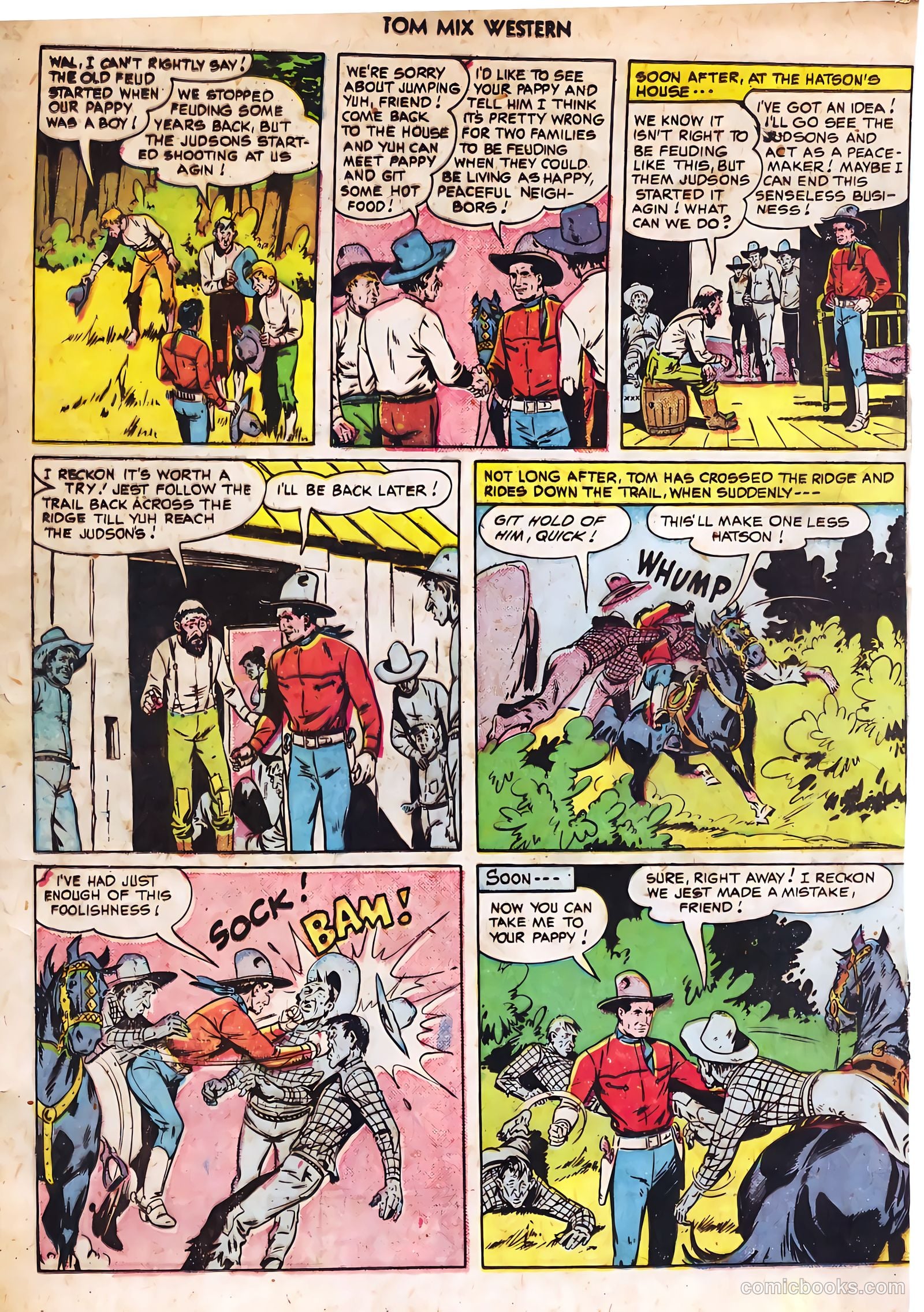 Tom Mix Western #33 — page 29 of 54