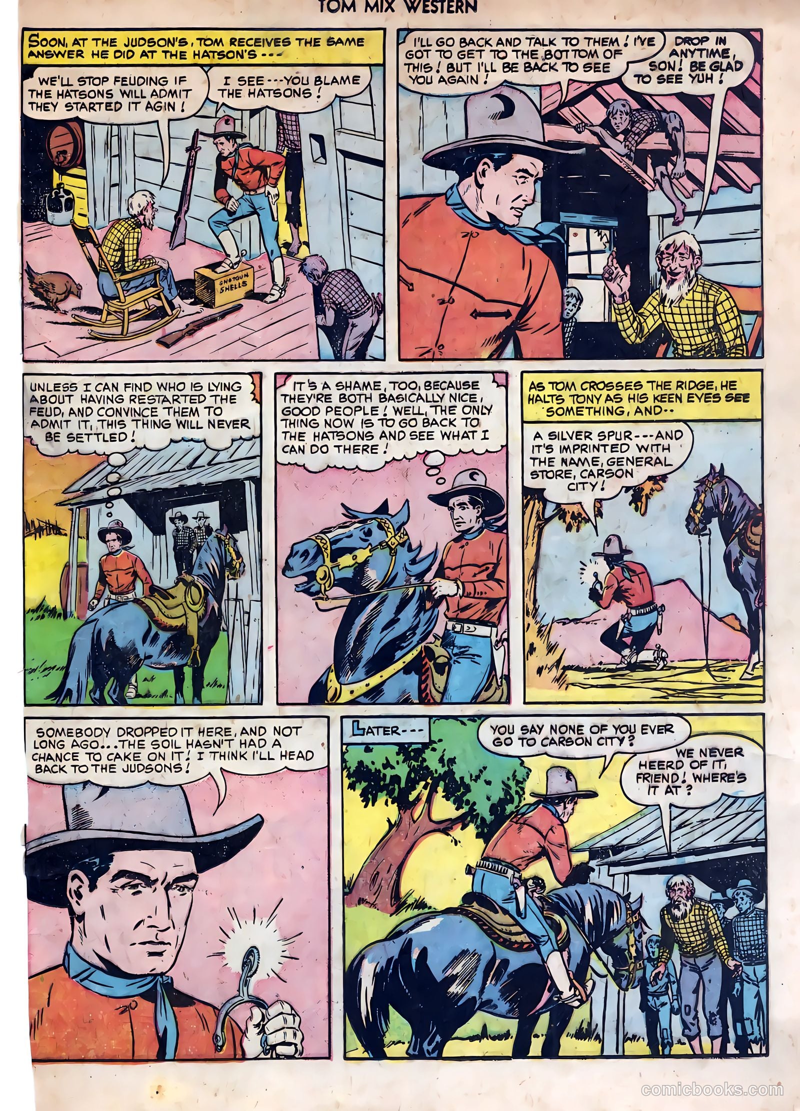 Tom Mix Western #33 — page 30 of 54