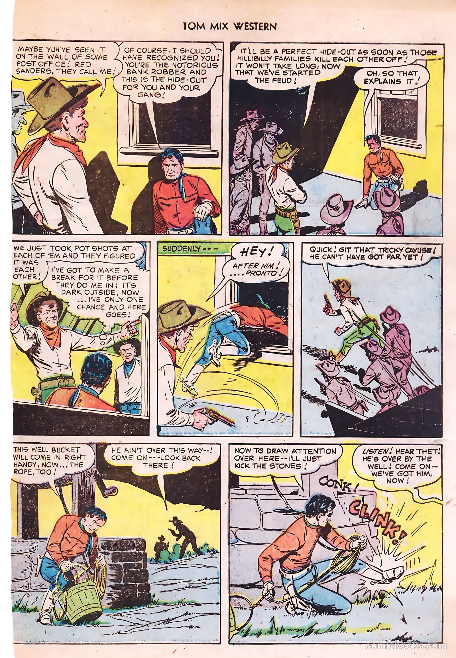 Tom Mix Western #33 — page 32 of 54