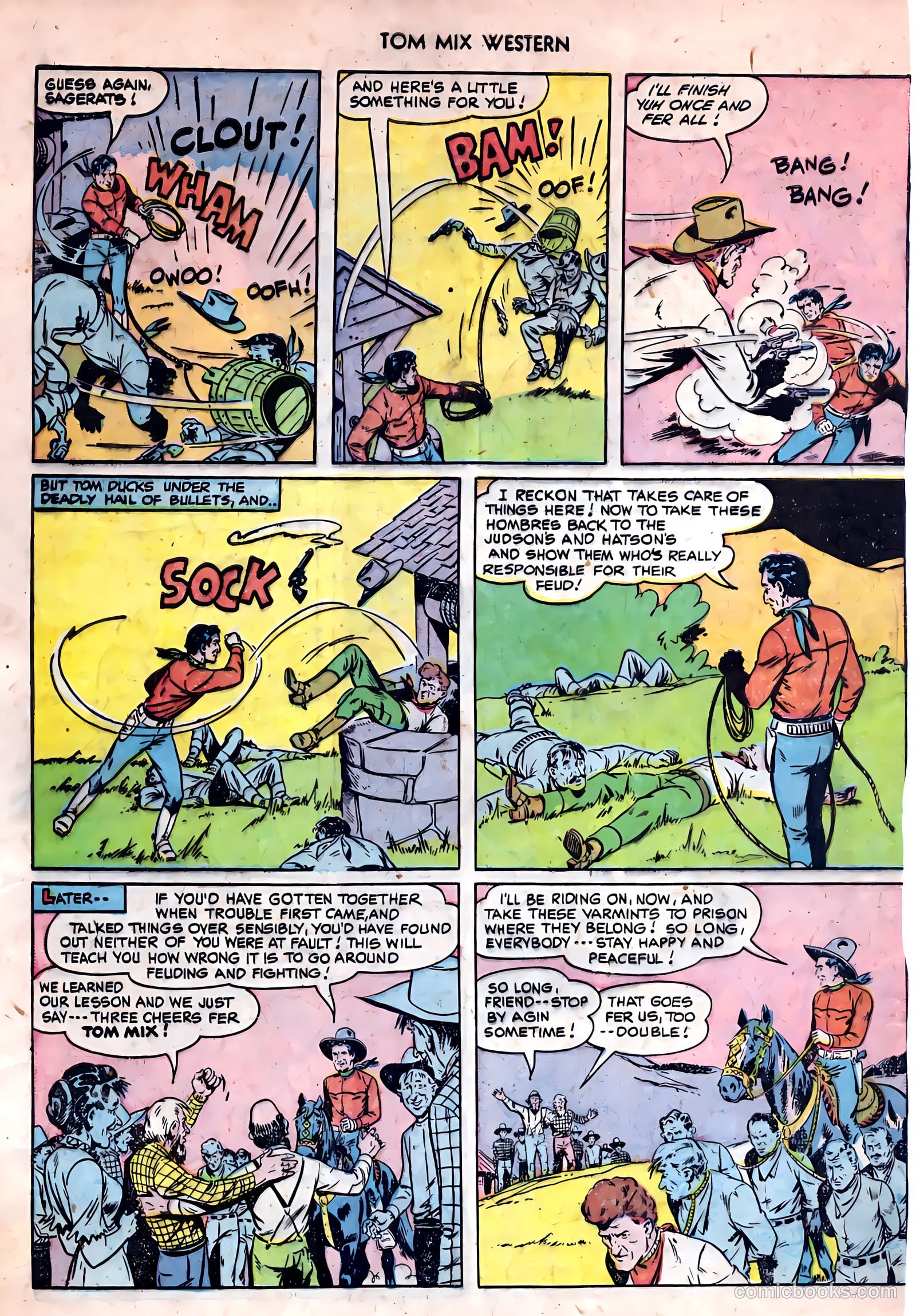 Tom Mix Western #33 — page 33 of 54