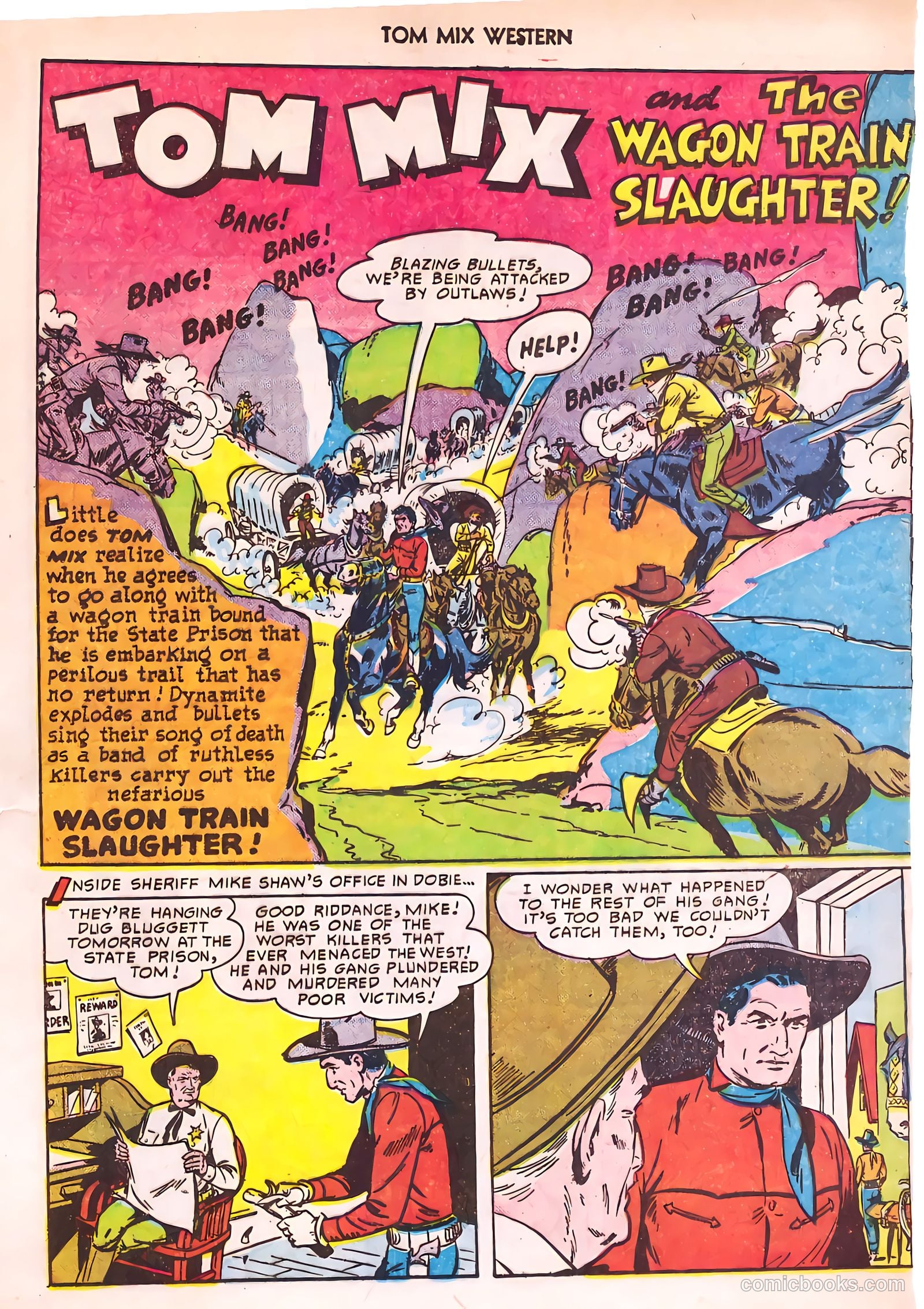Tom Mix Western #33 — page 37 of 54