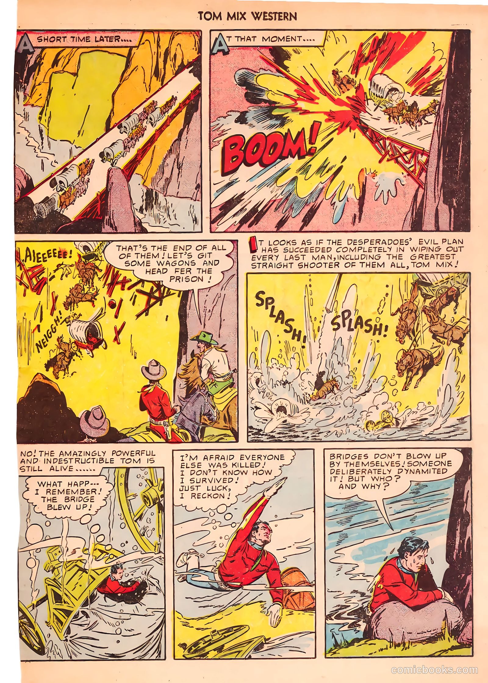 Tom Mix Western #33 — page 40 of 54