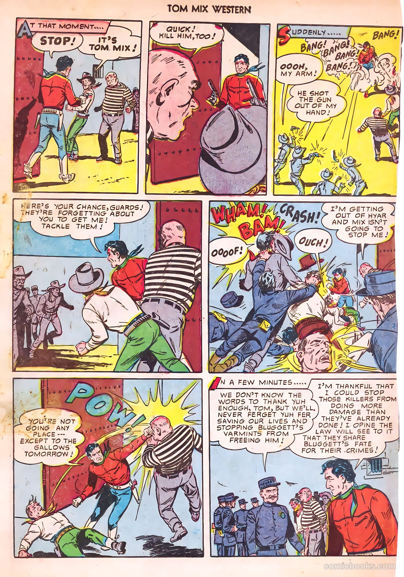 Tom Mix Western #33 — page 43 of 54