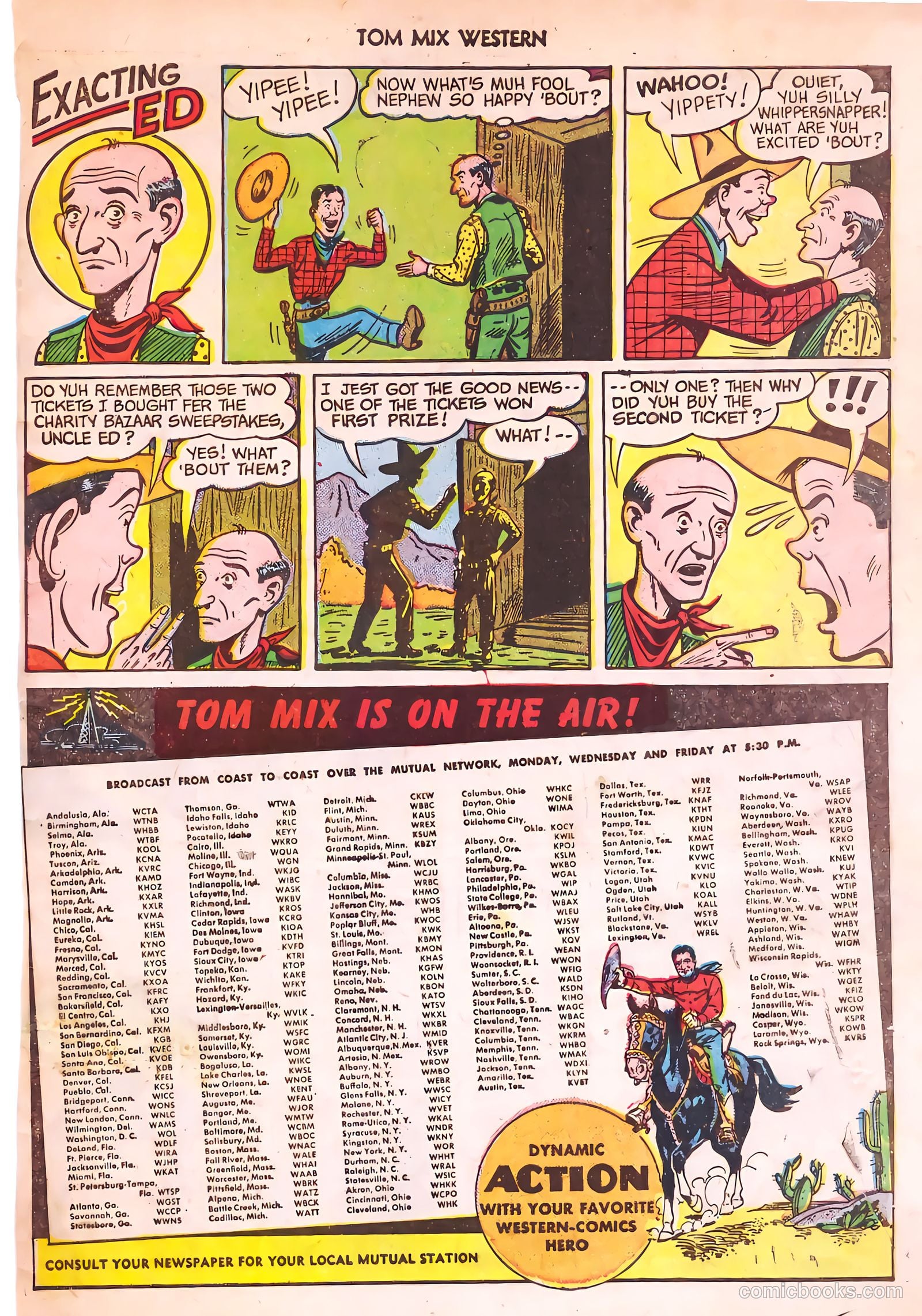 Tom Mix Western #33 — page 44 of 54