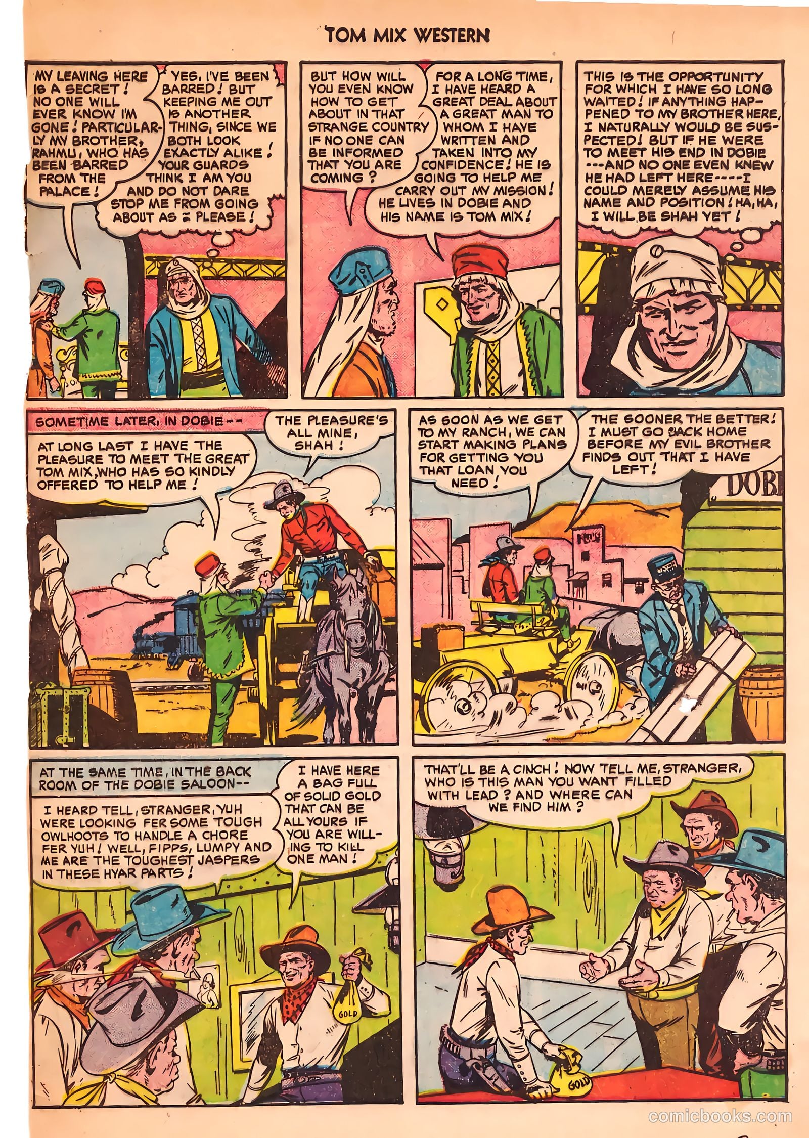 Tom Mix Western #33 — page 46 of 54