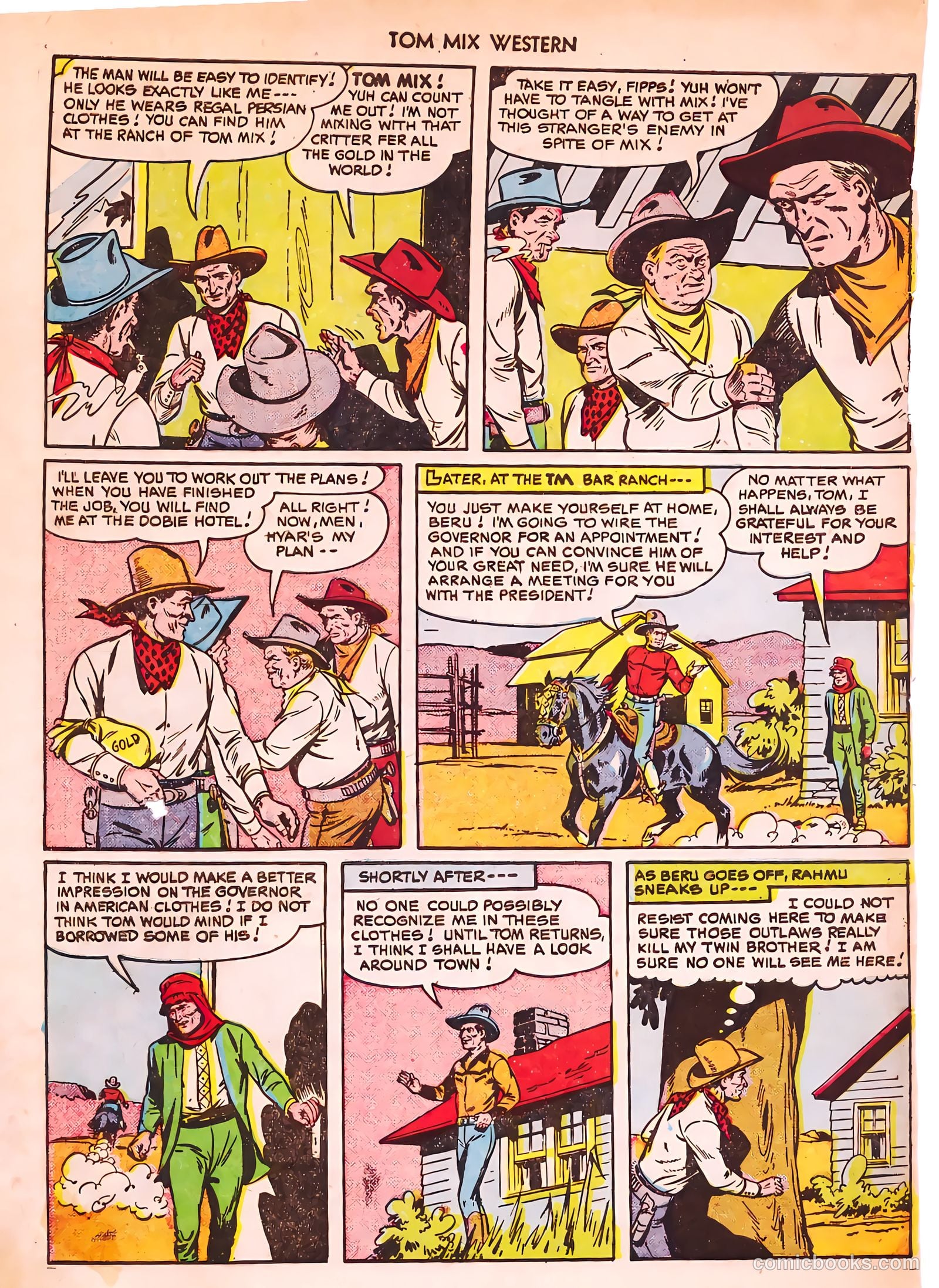 Tom Mix Western #33 — page 47 of 54