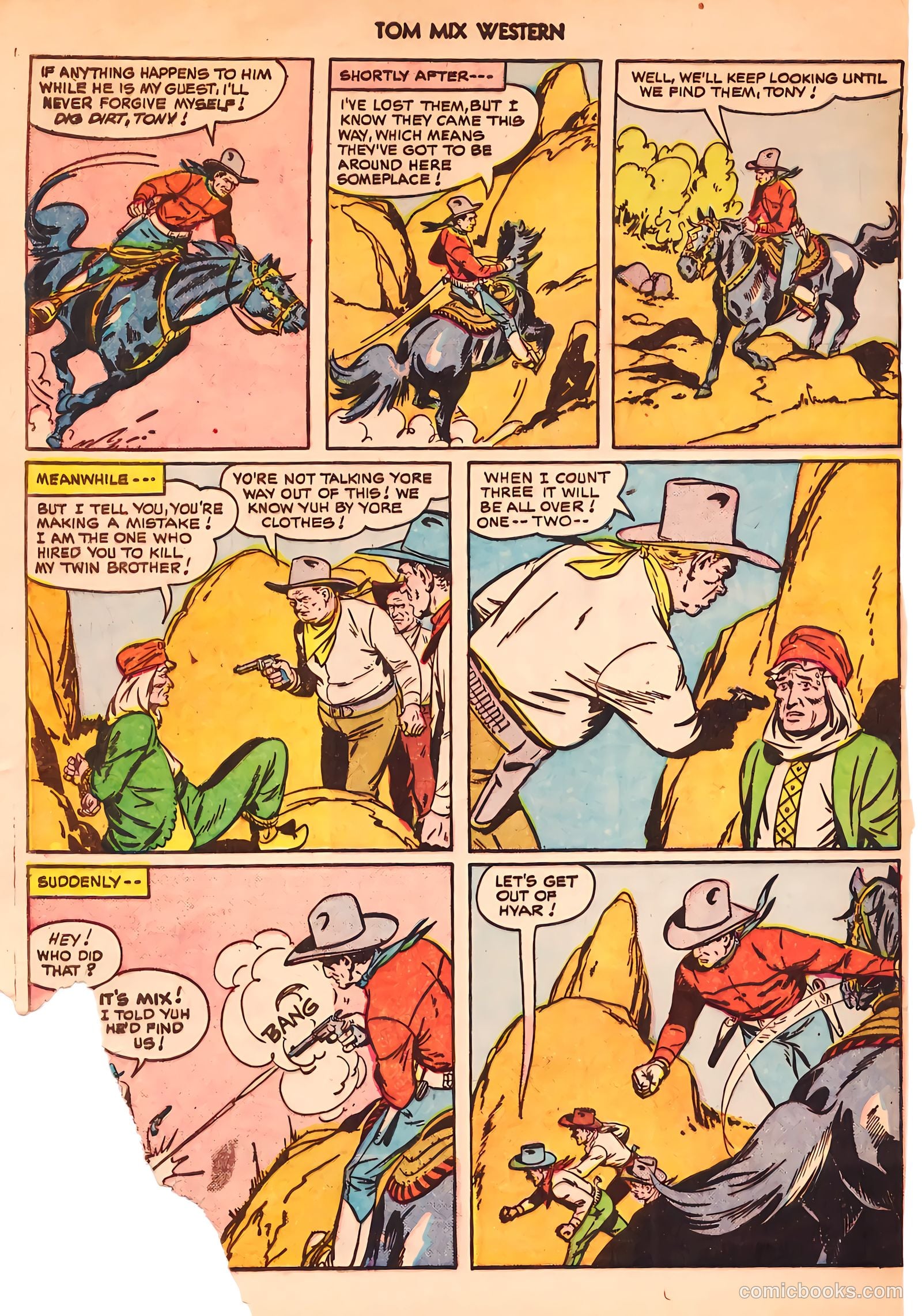 Tom Mix Western #33 — page 49 of 54