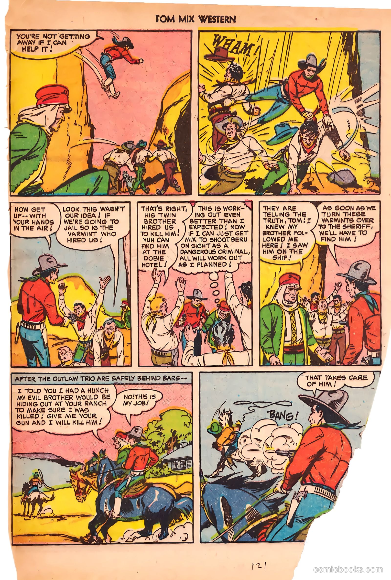 Tom Mix Western #33 — page 50 of 54