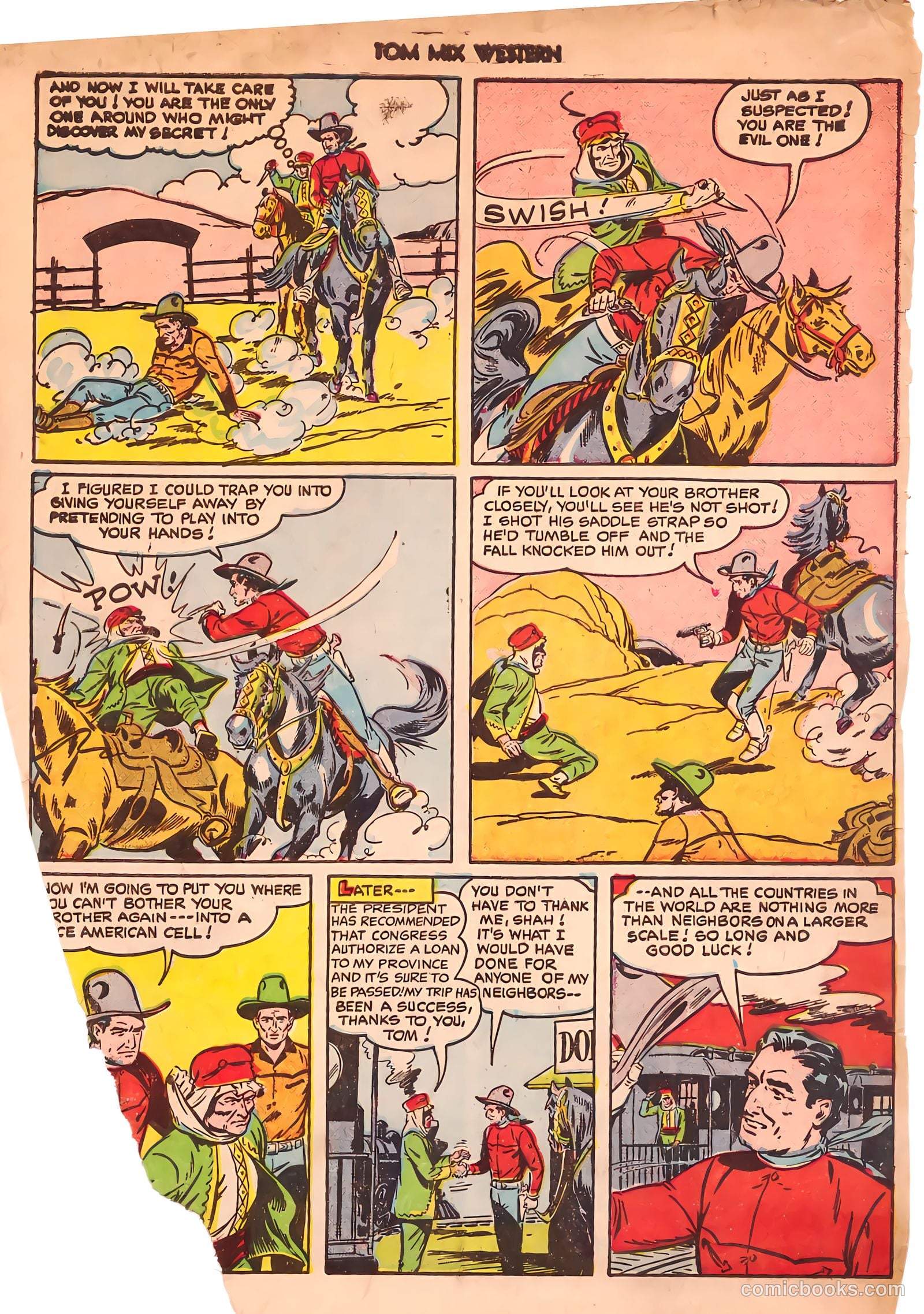 Tom Mix Western #33 — page 51 of 54